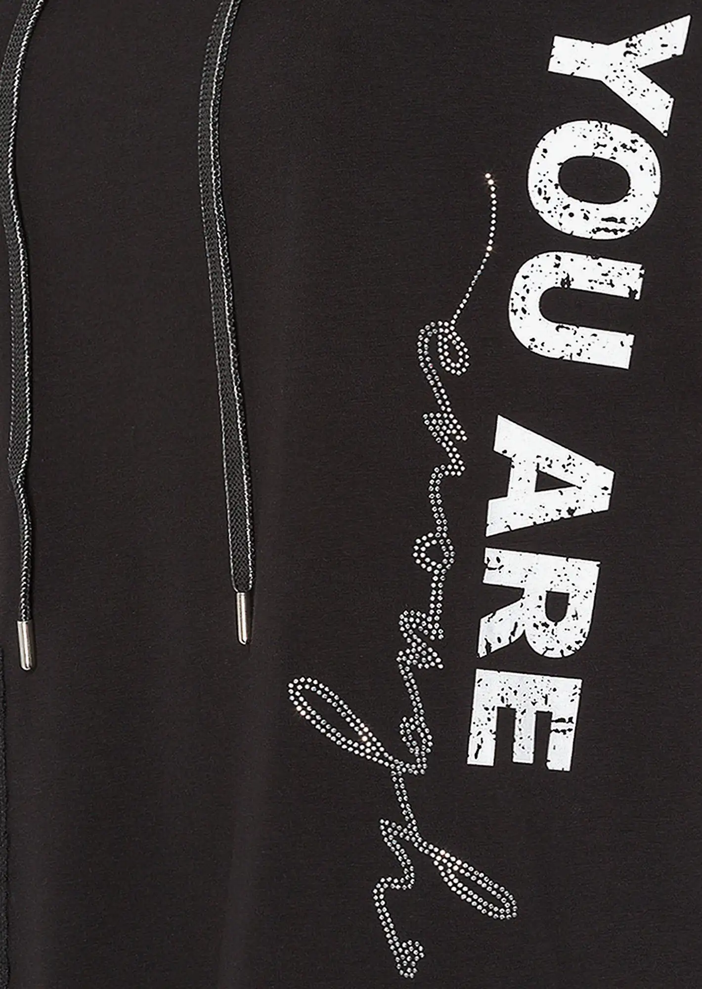 Shirt 'Enough', schwarz