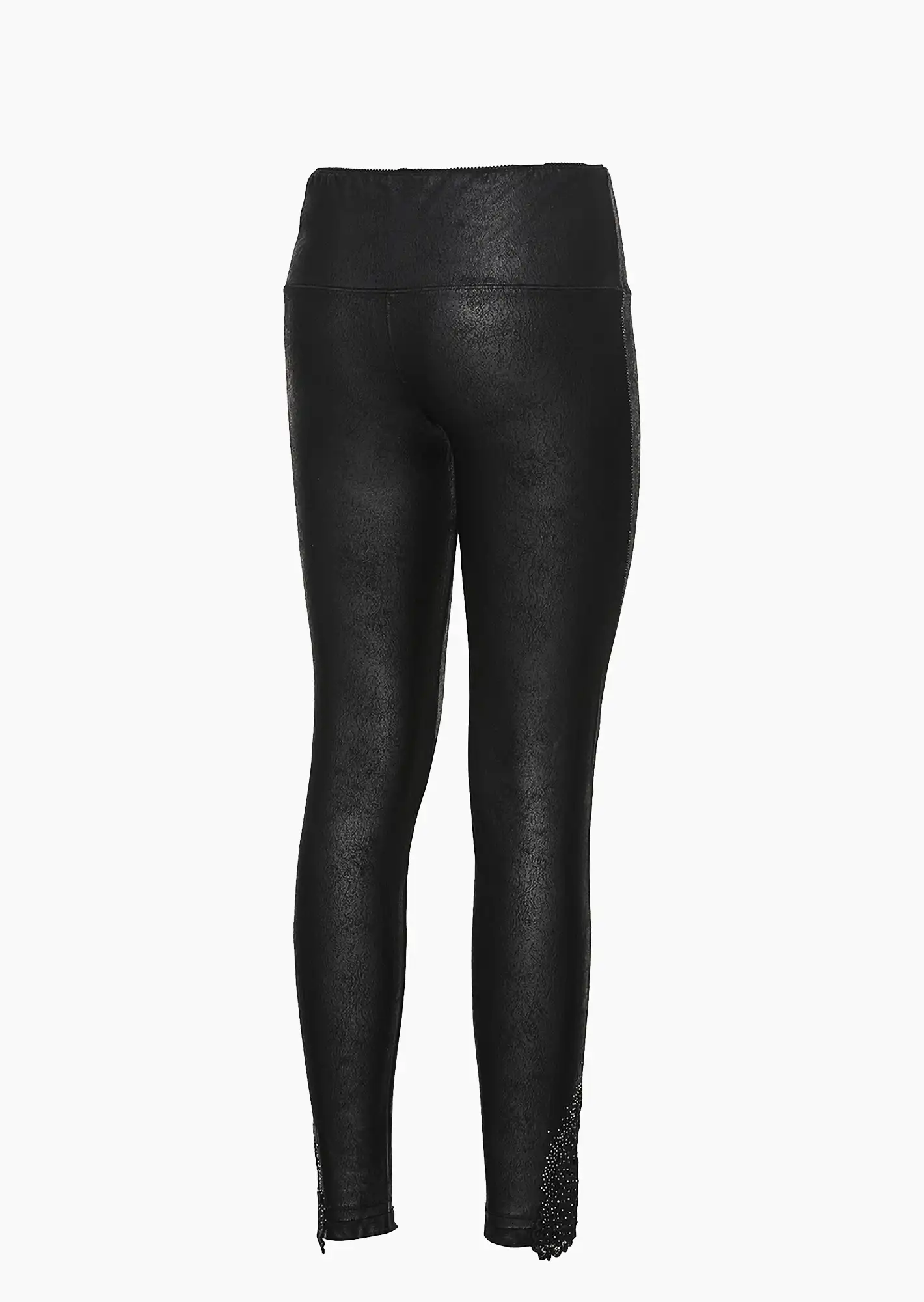 Leggings mit Spitze, schwarz