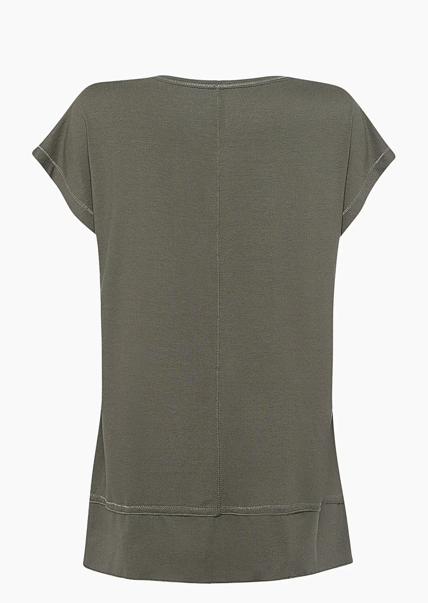 Shirt 'Smile', oliv