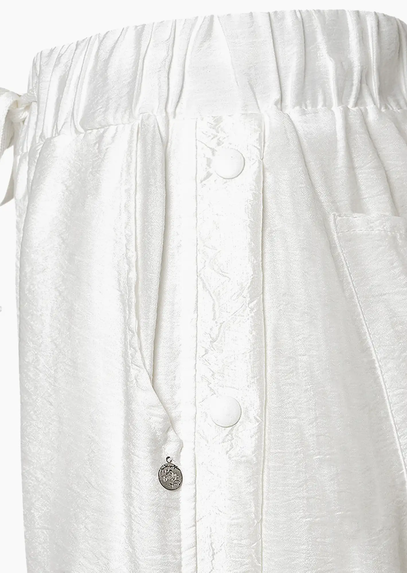 Wide Leg Hose, offwhite