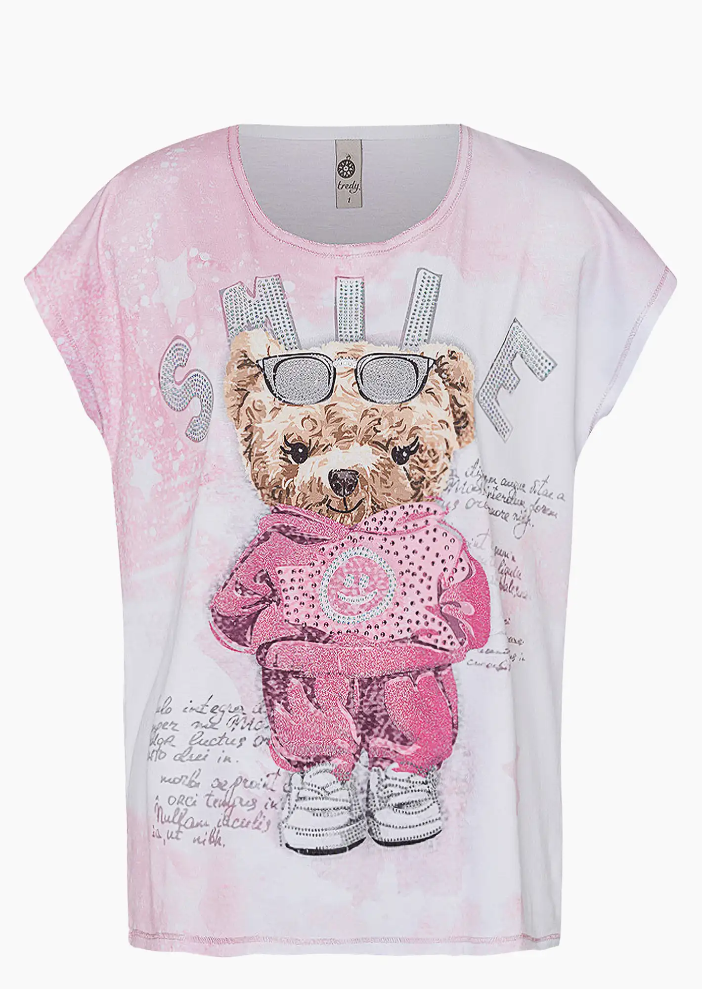 Shirt 'Bear', rosenholz