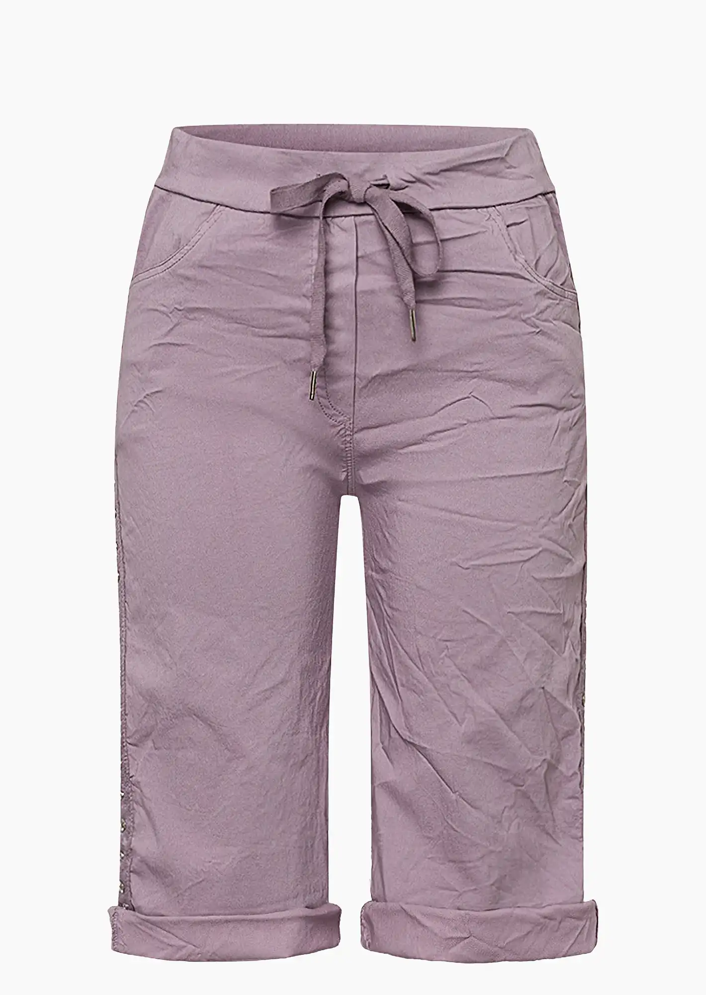 Shorts mit Galonstreifen, woodrose