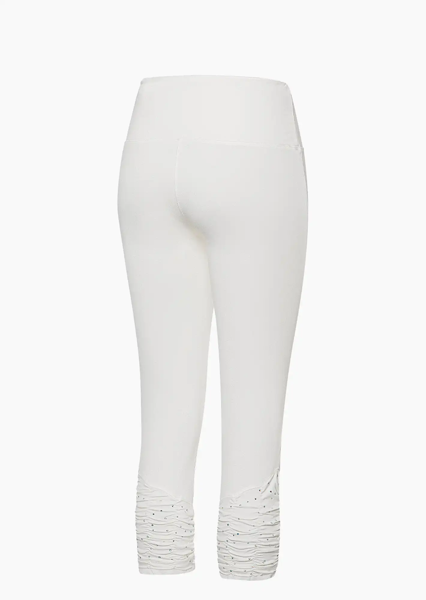 Leggings mit Ziersteinen, offwhite