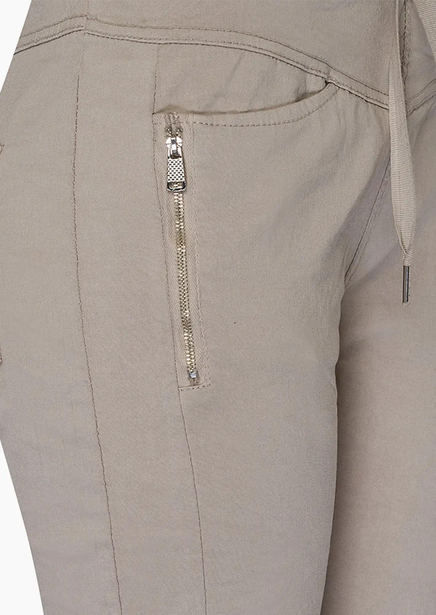 Joggpants mit Reißverschlüssen, treibholz