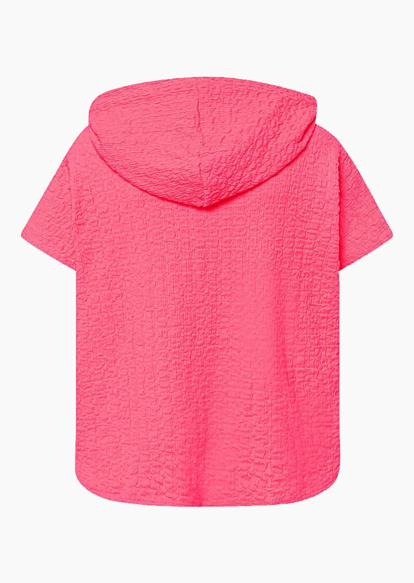 Gesmoktes Blusenshirt, neon lobster