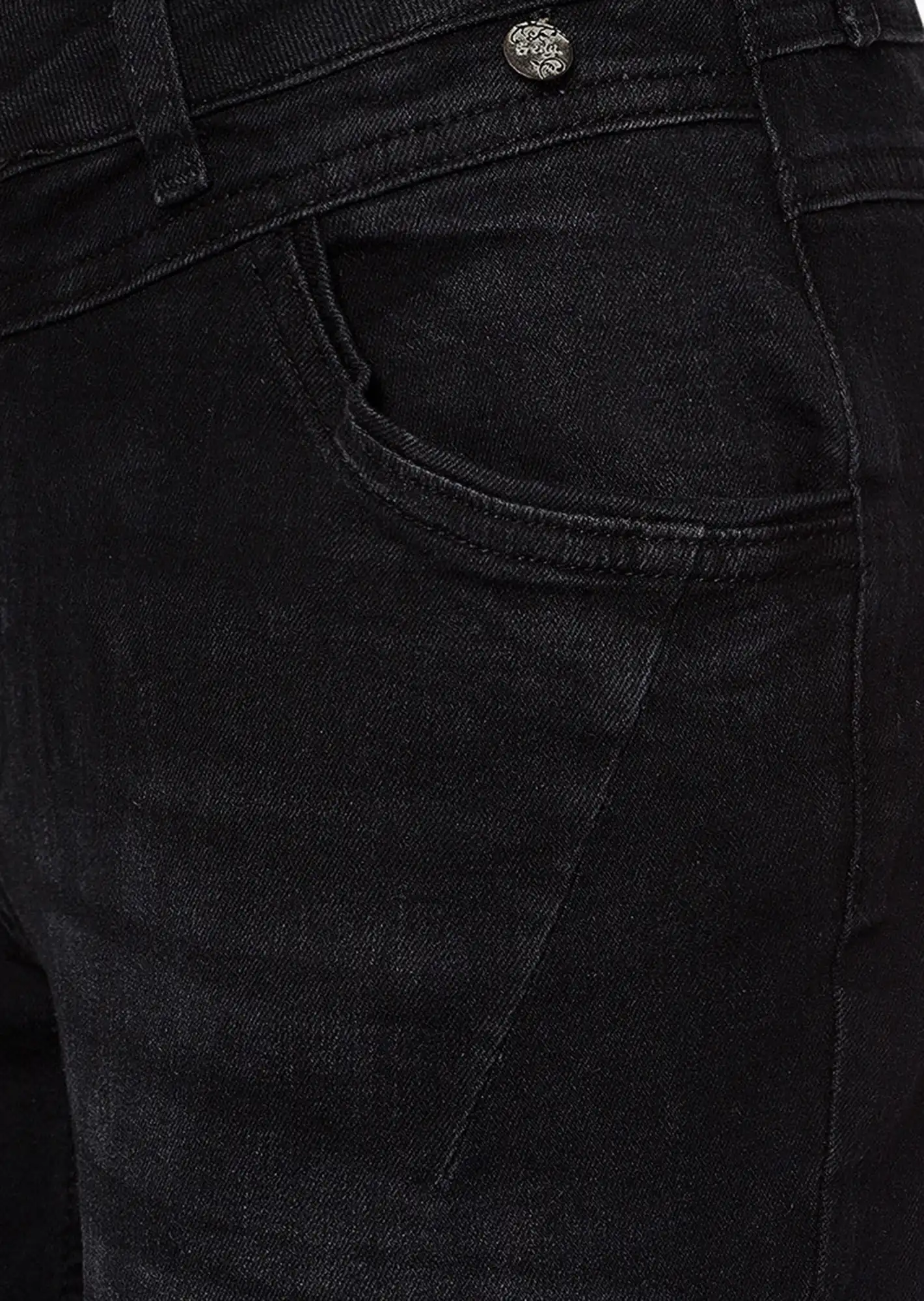 Jeans, black denim