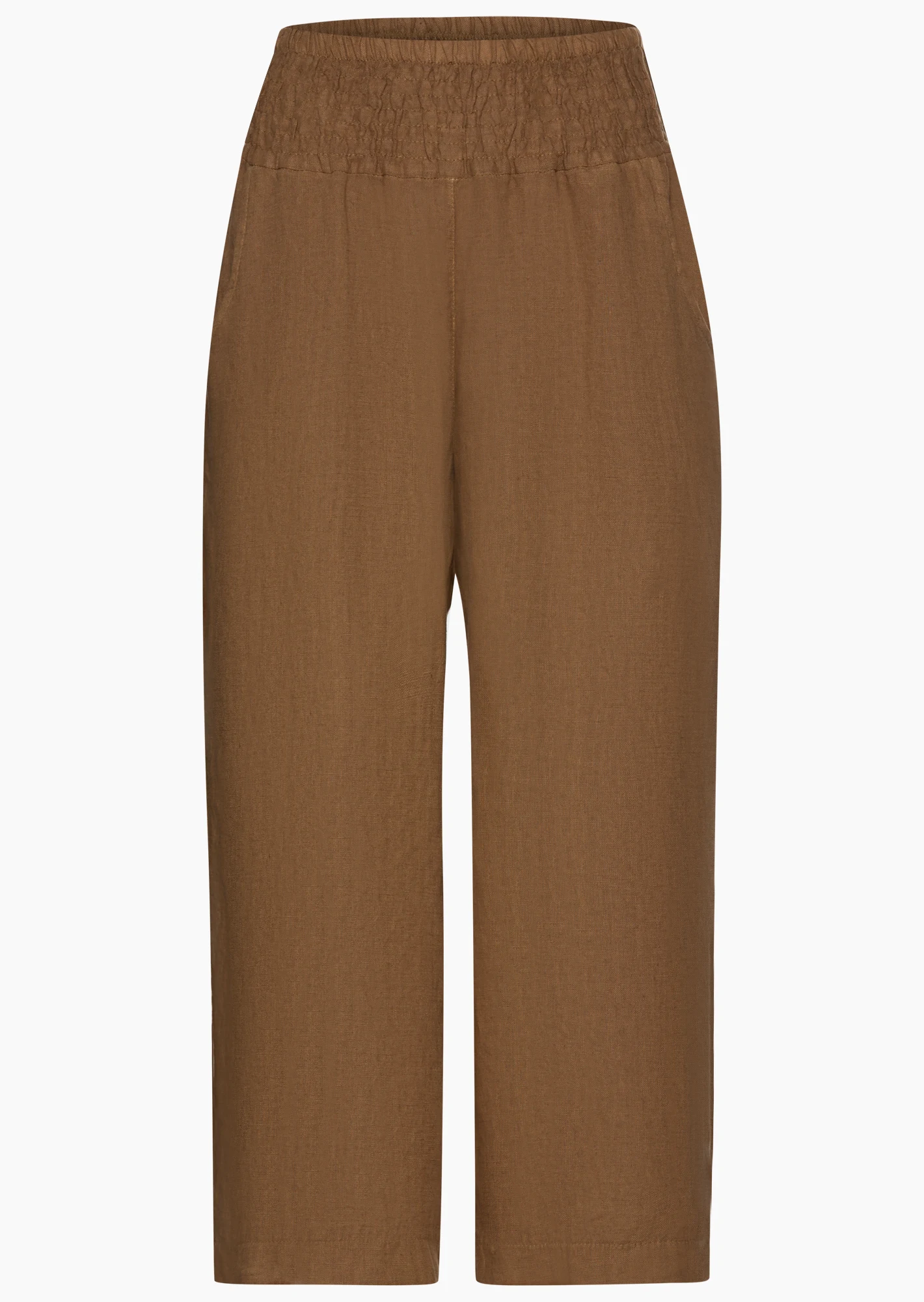 Leinenhose, cappuccino
