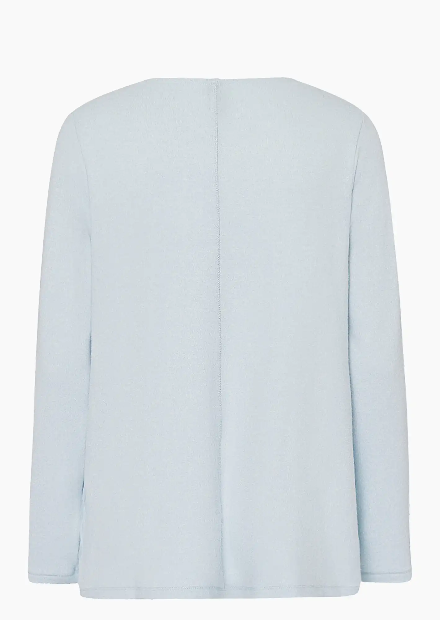 Langarmshirt 'Hund', eiskristall
