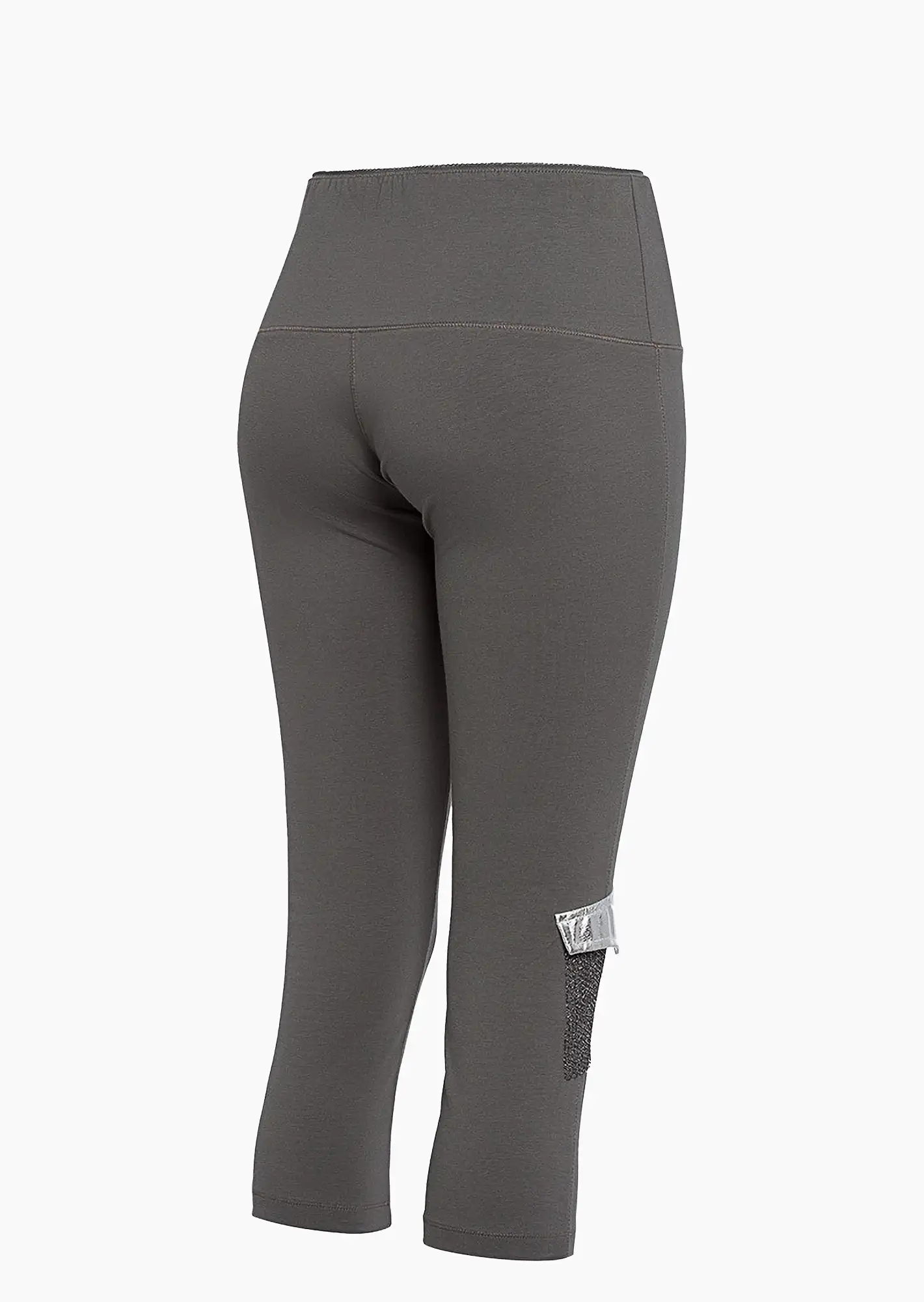 Leggings mit Lettering, oliv