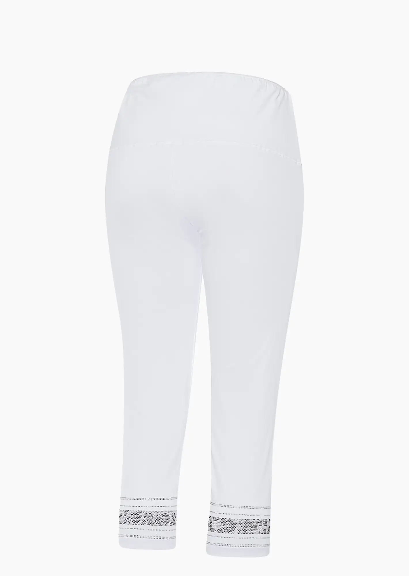 Capri-Leggings, weiß