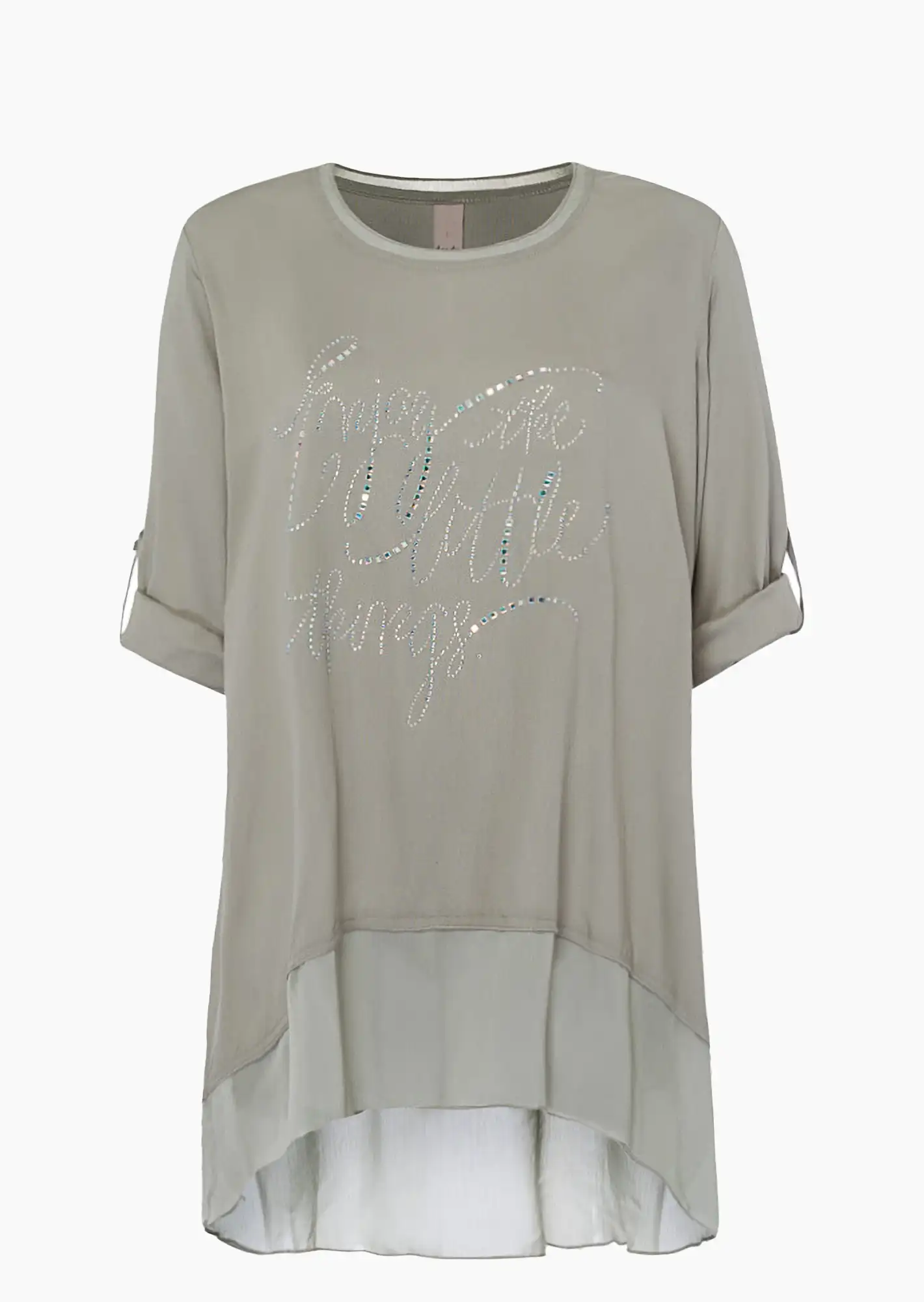 Bluse 'Enjoy', salbei