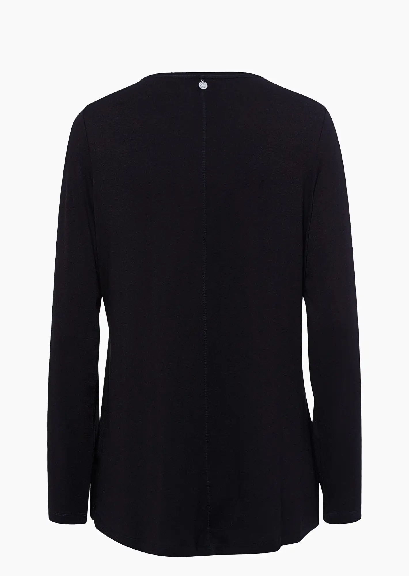Langarmshirt 'Beautiful', schwarz