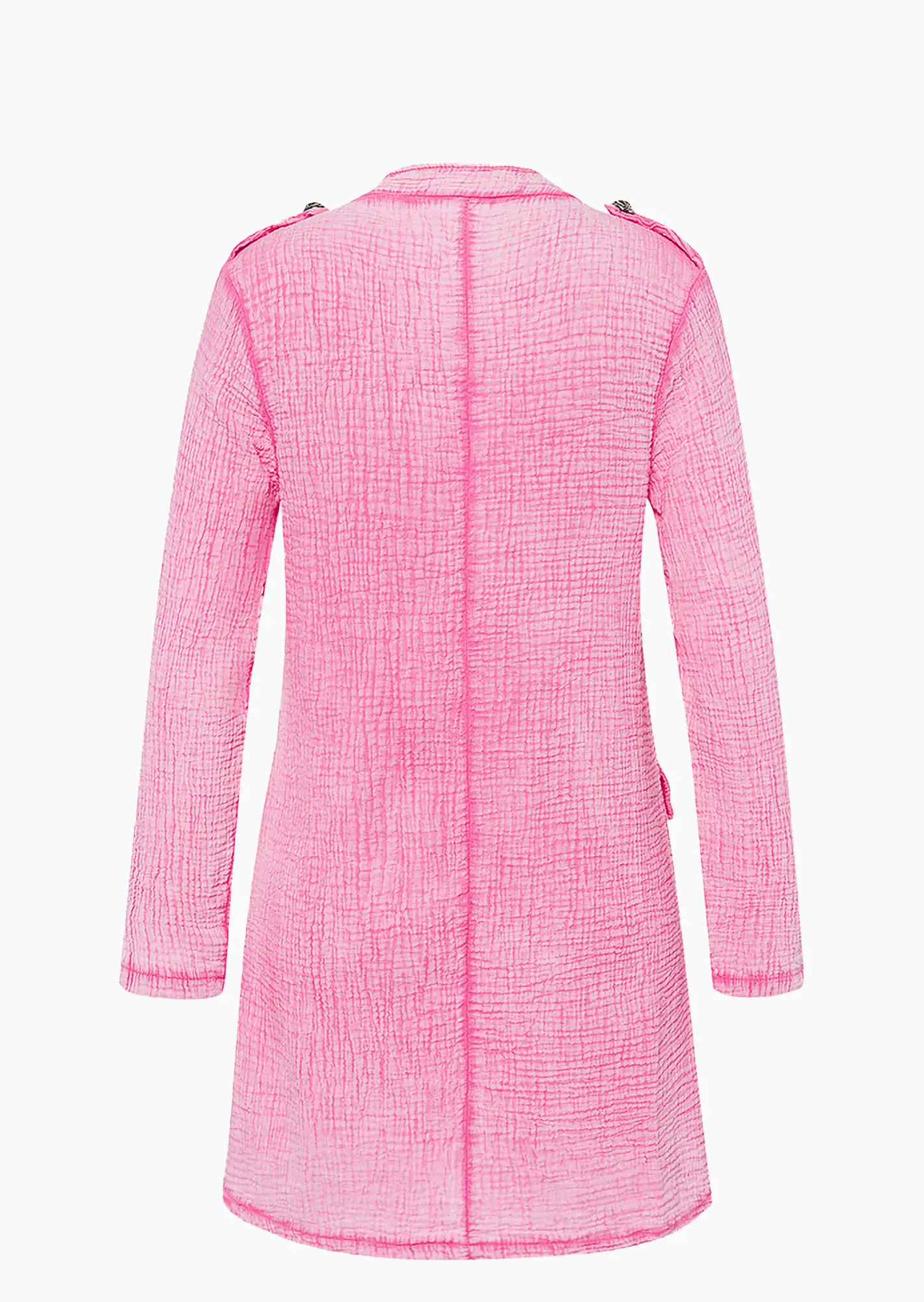 Blazer im Military-Style, pink fluro