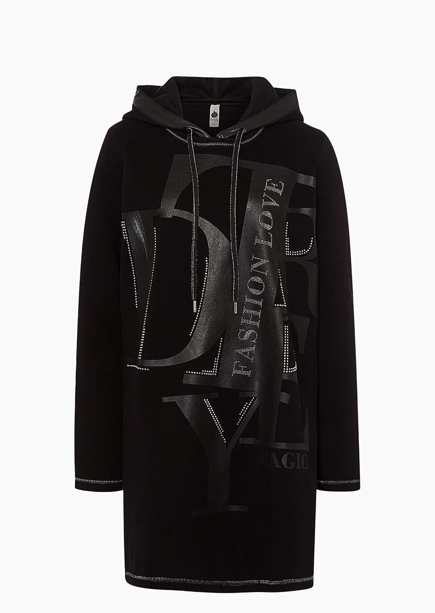 Sweatpullover 'Fashion love', schwarz