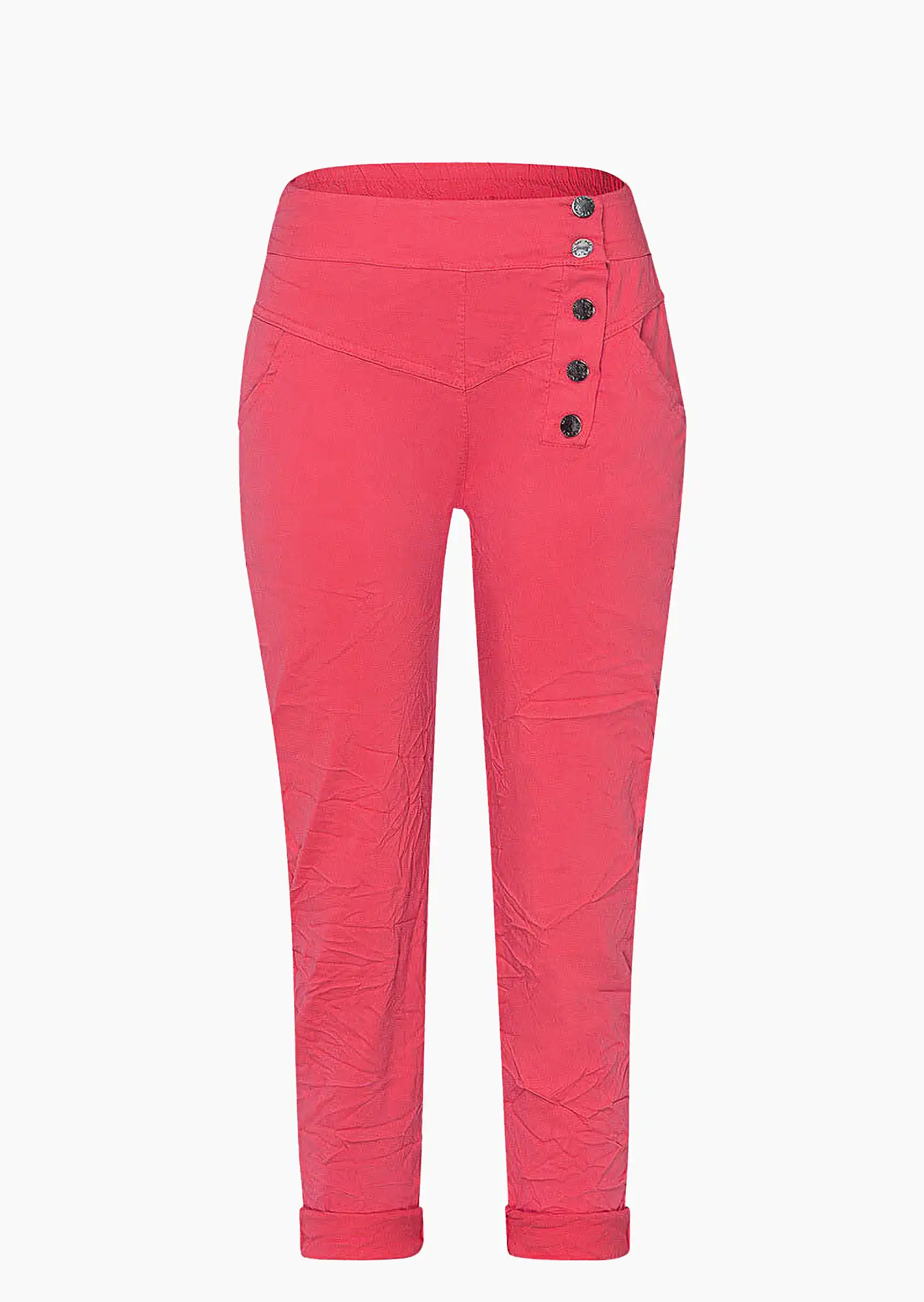 Joggpants mit Knöpfen, koralle