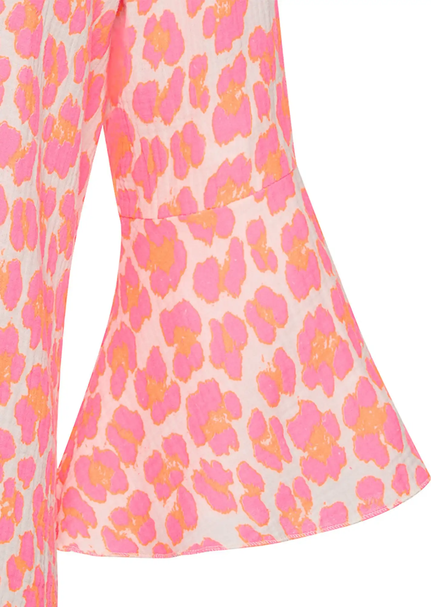 Musselin-Bluse, neonpink