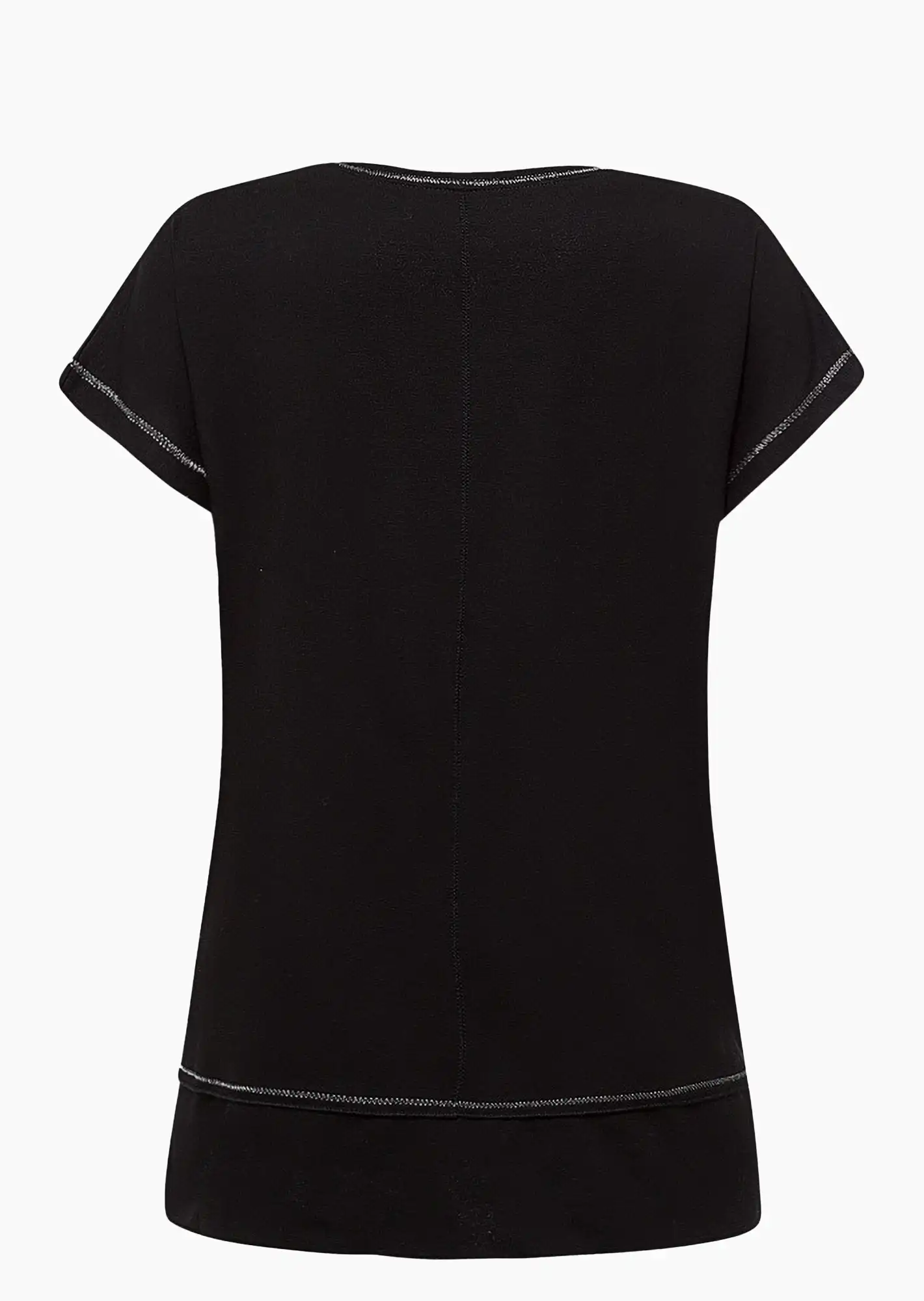 Shirt 'Smile', schwarz