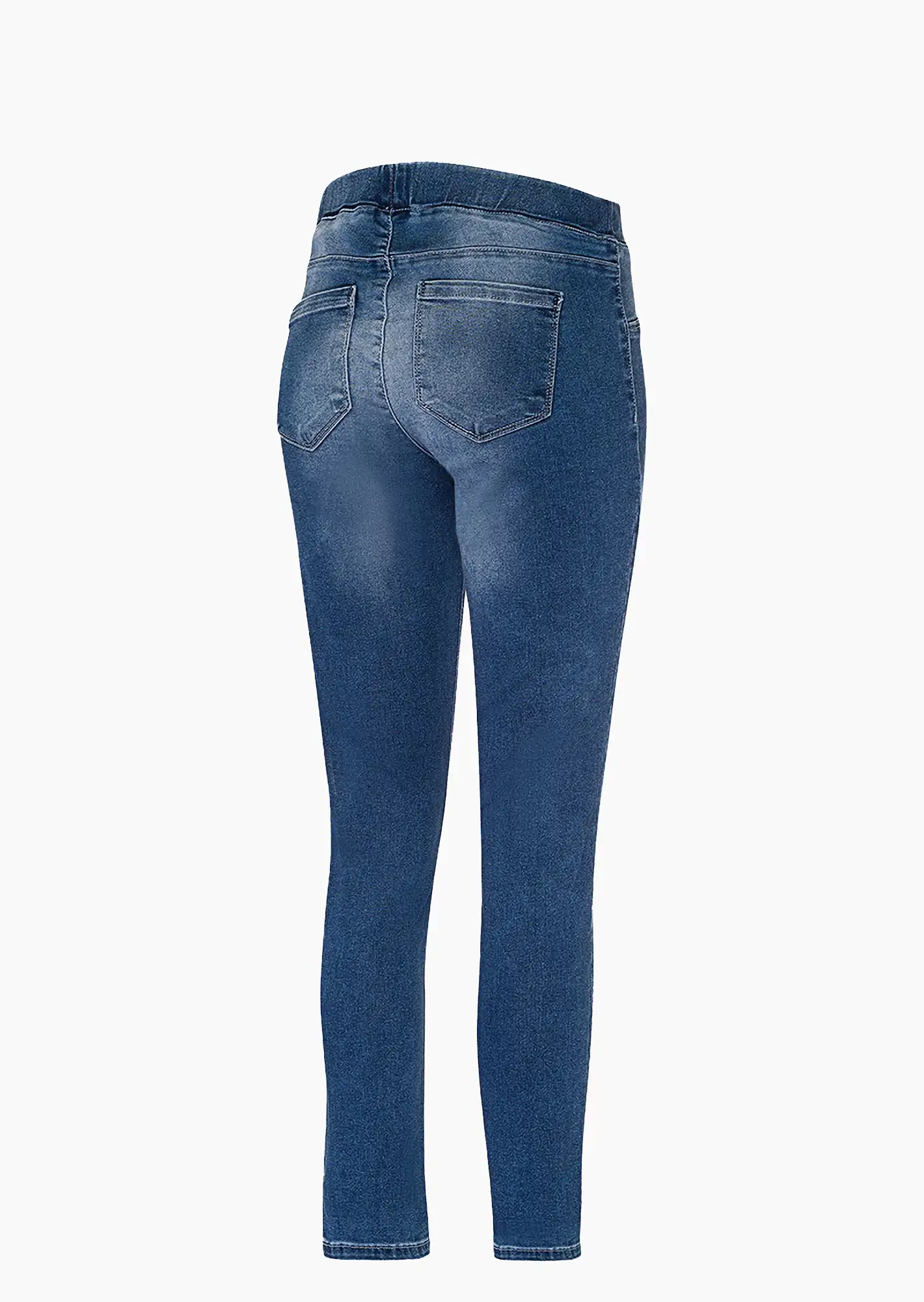 Jeggings mit Stickerei, blue denim