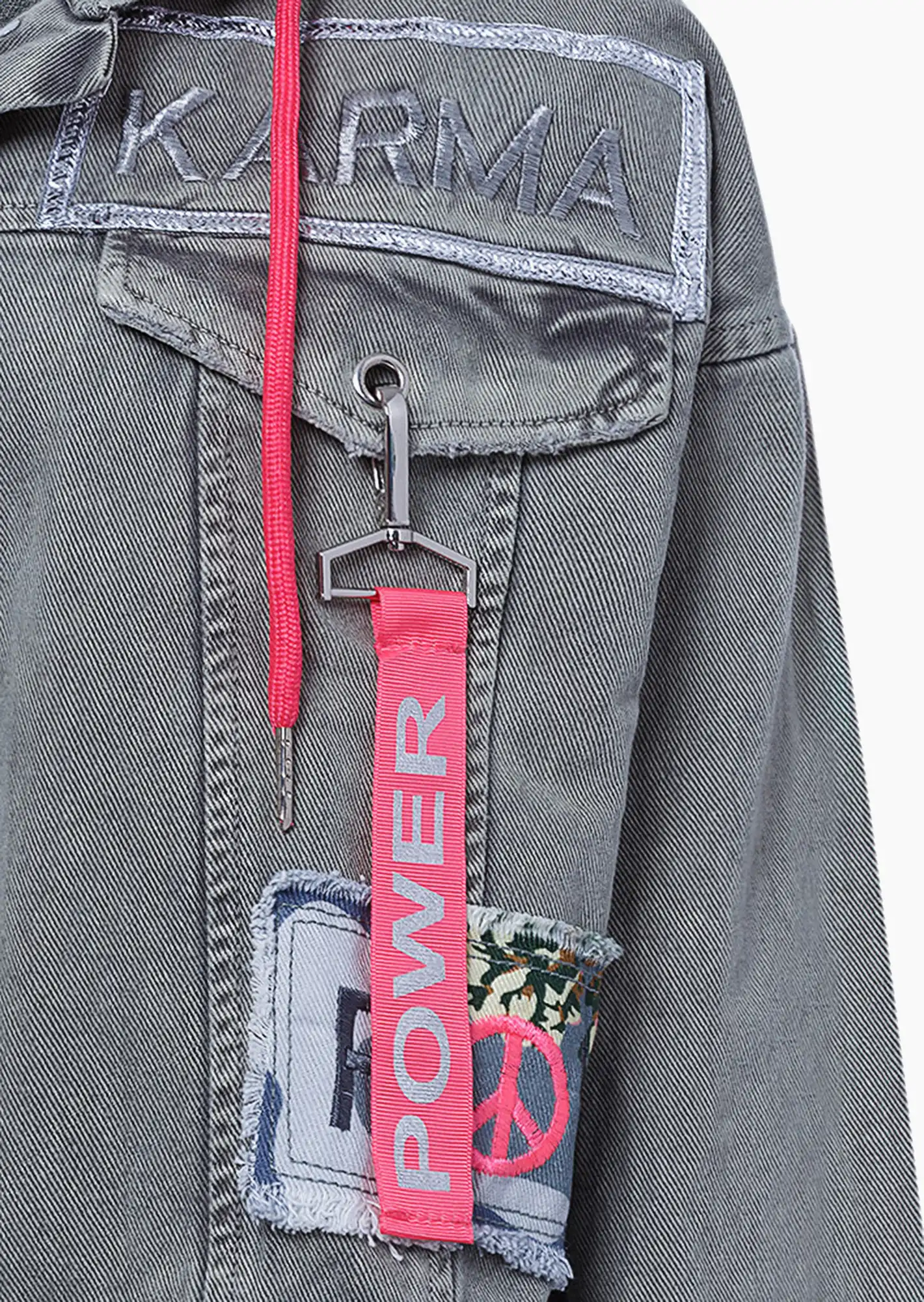 Jeansjacke 'Karma', oliv