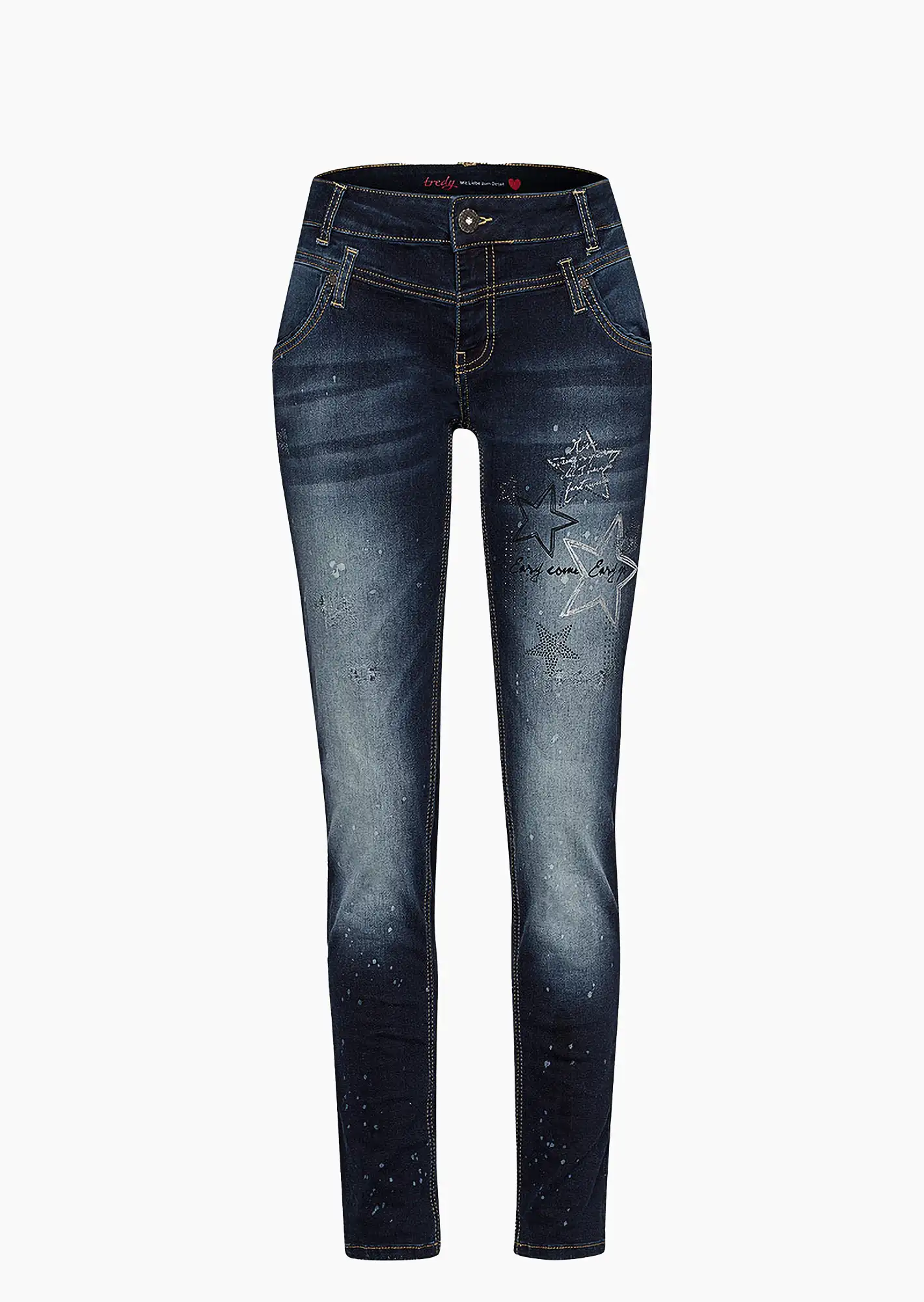 Jeans 'Easy', blue black denim
