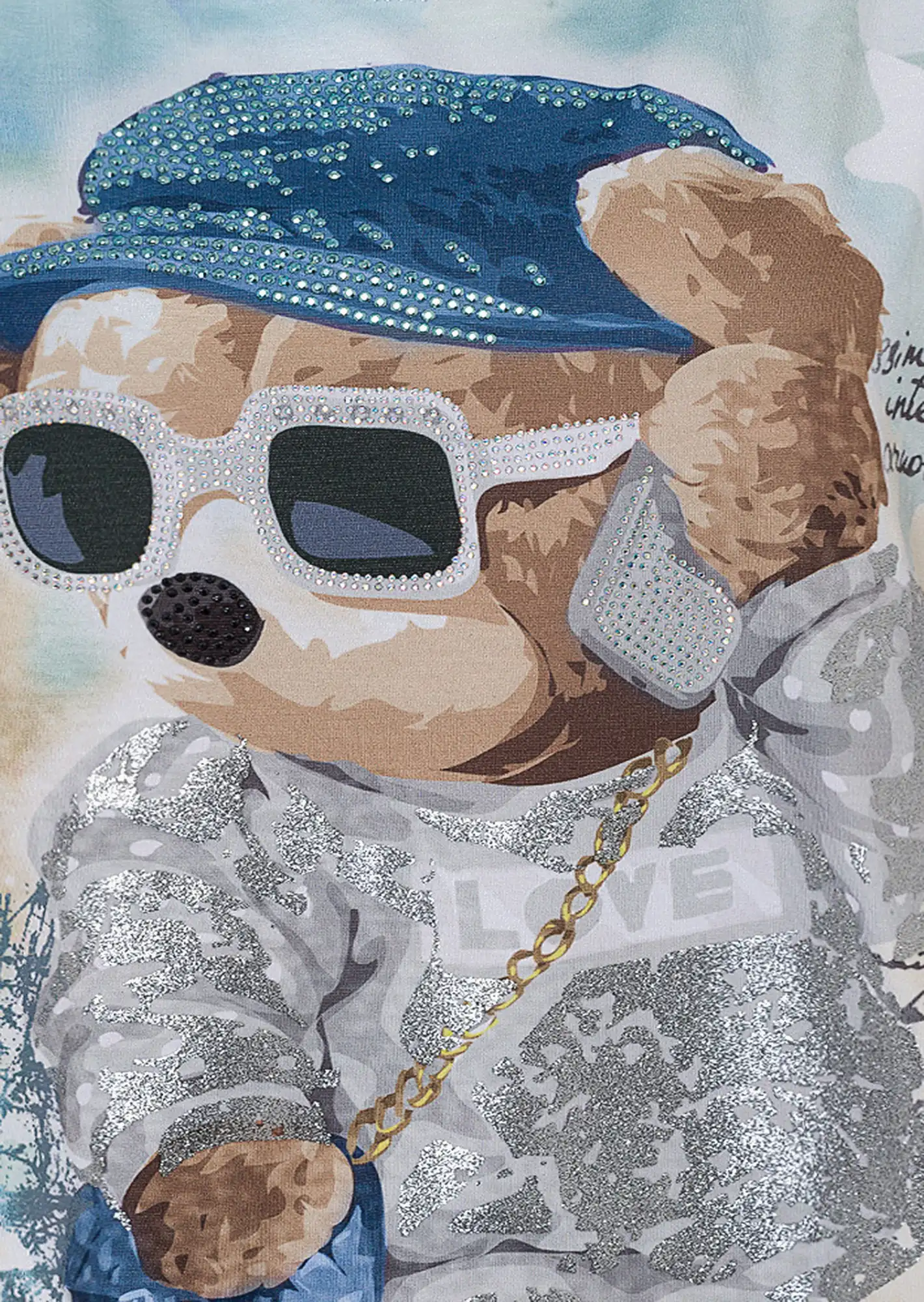 Shirt 'Talking Bear', sand