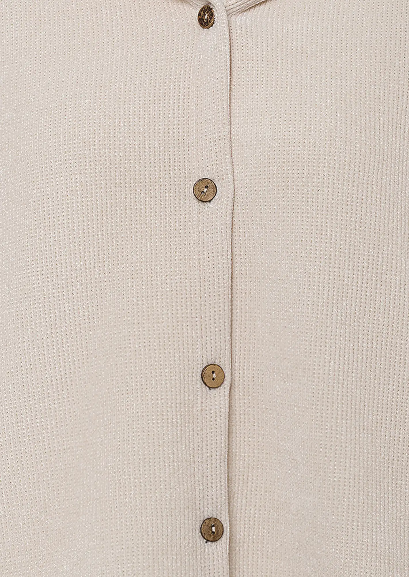 Cordjacke cropped, crema