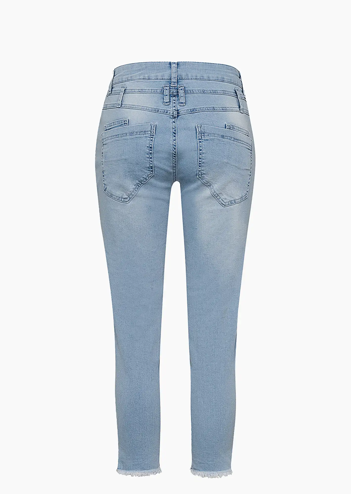 Jeans mit Ziersteinen, light blue denim