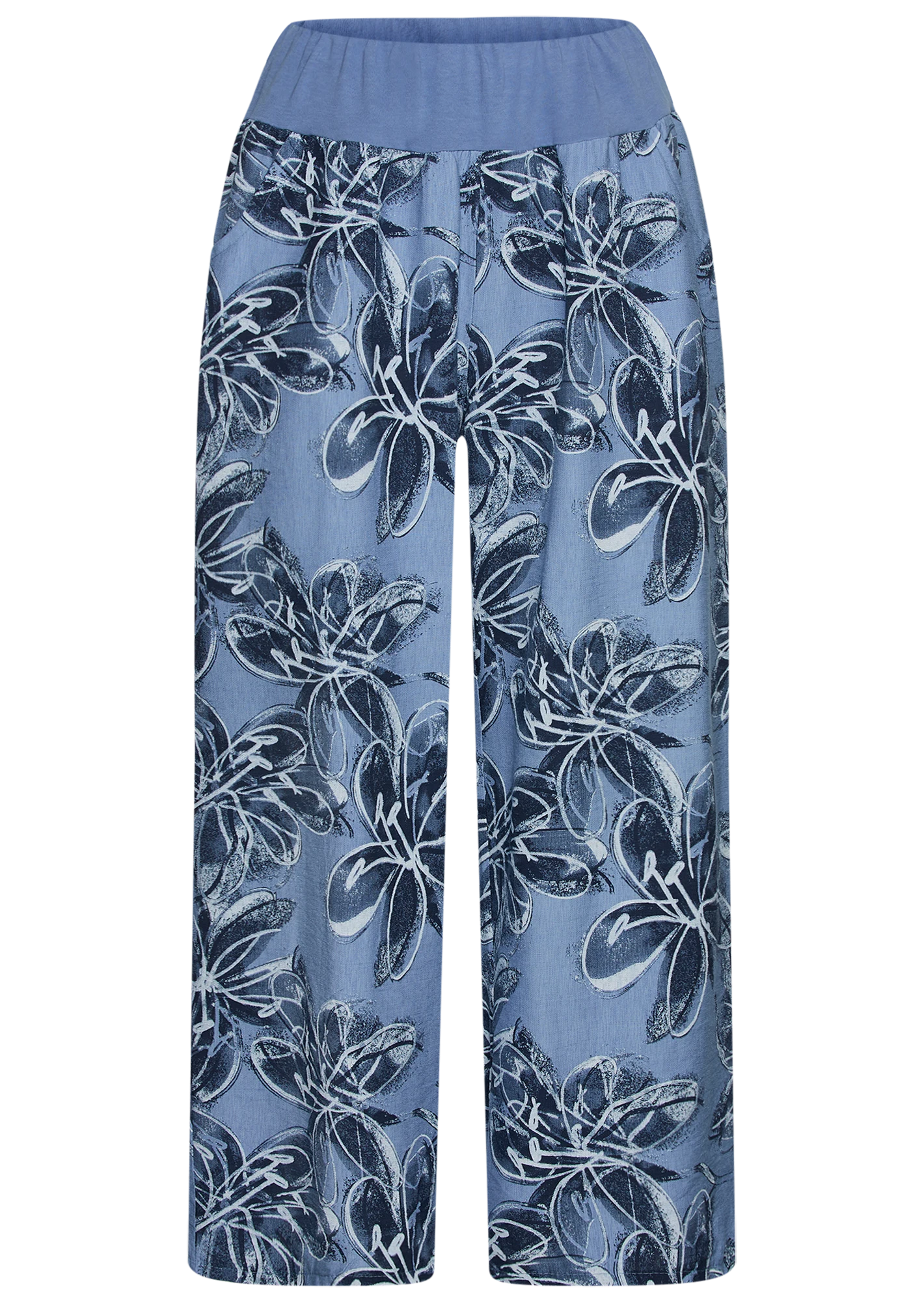 luftige Hose, blau