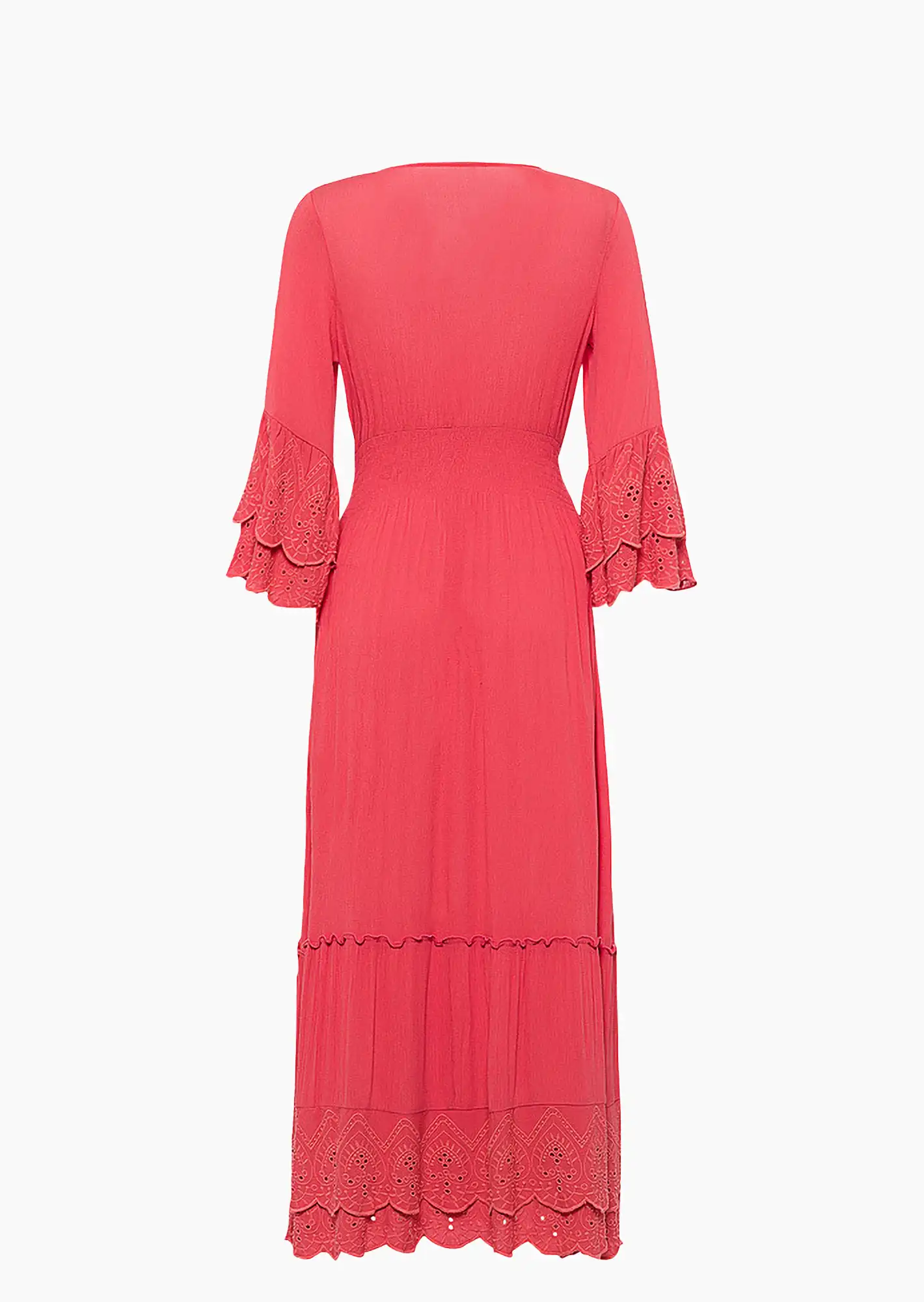 Kleid mit Bandeau, melon