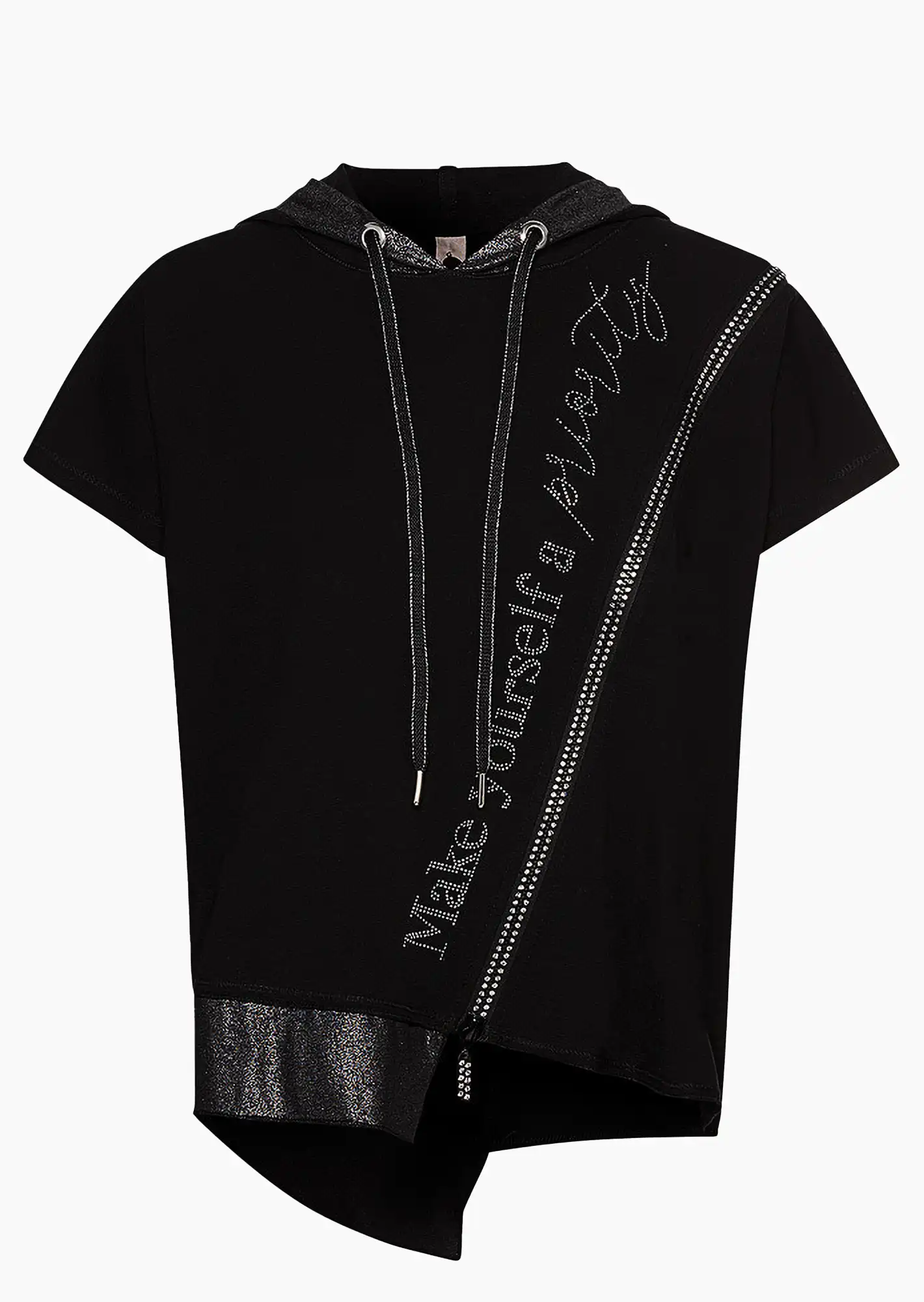 Shirt 'priority', schwarz
