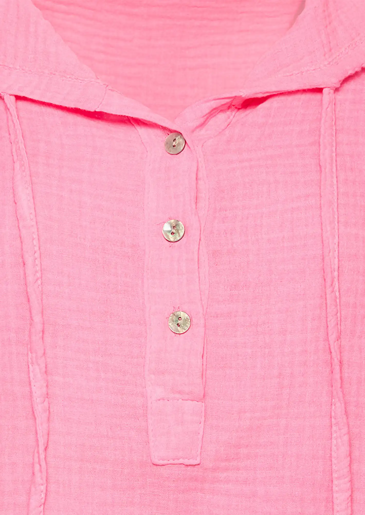 Musselin-Bluse, neonpink
