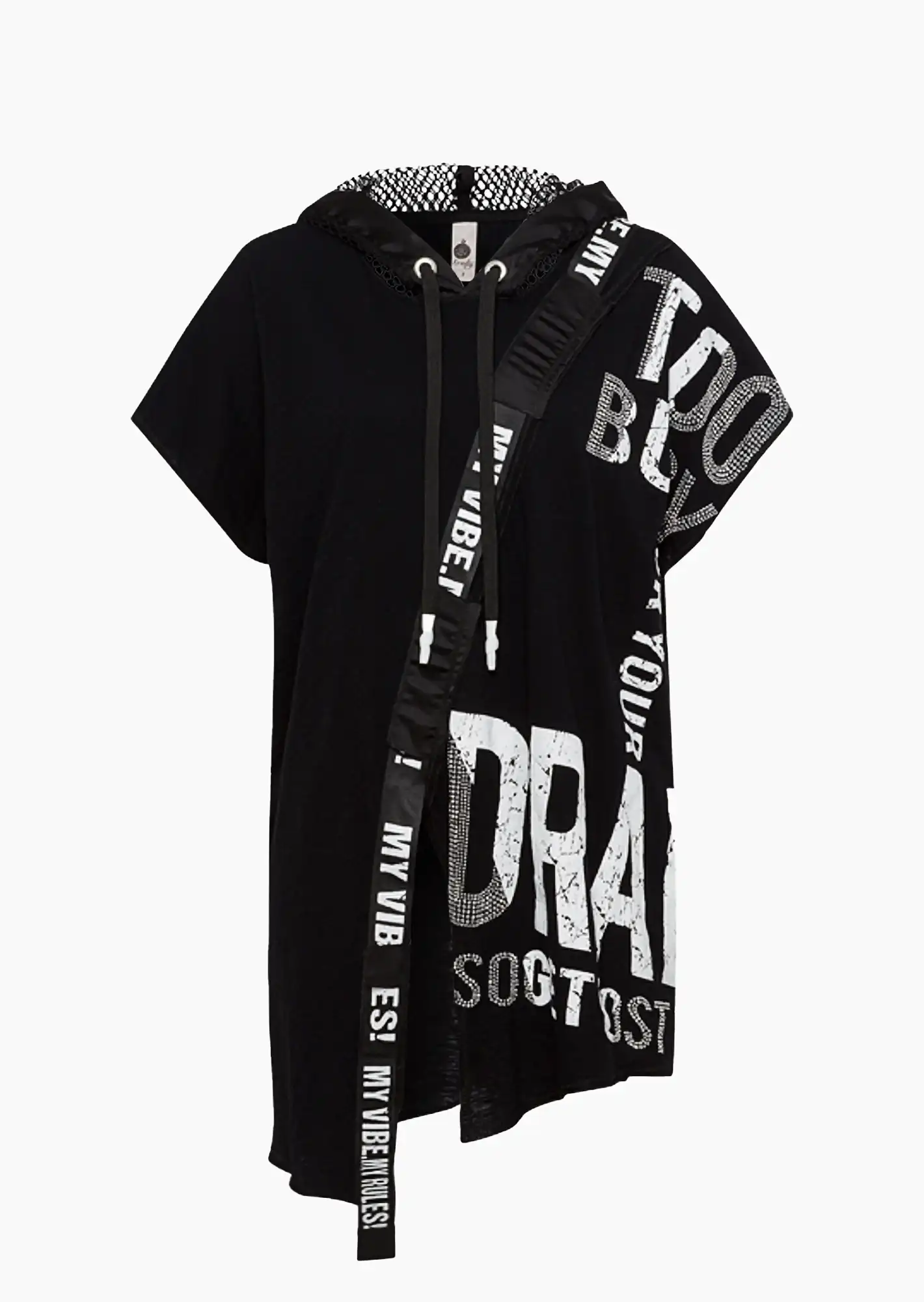 Shirt 'Drama', schwarz