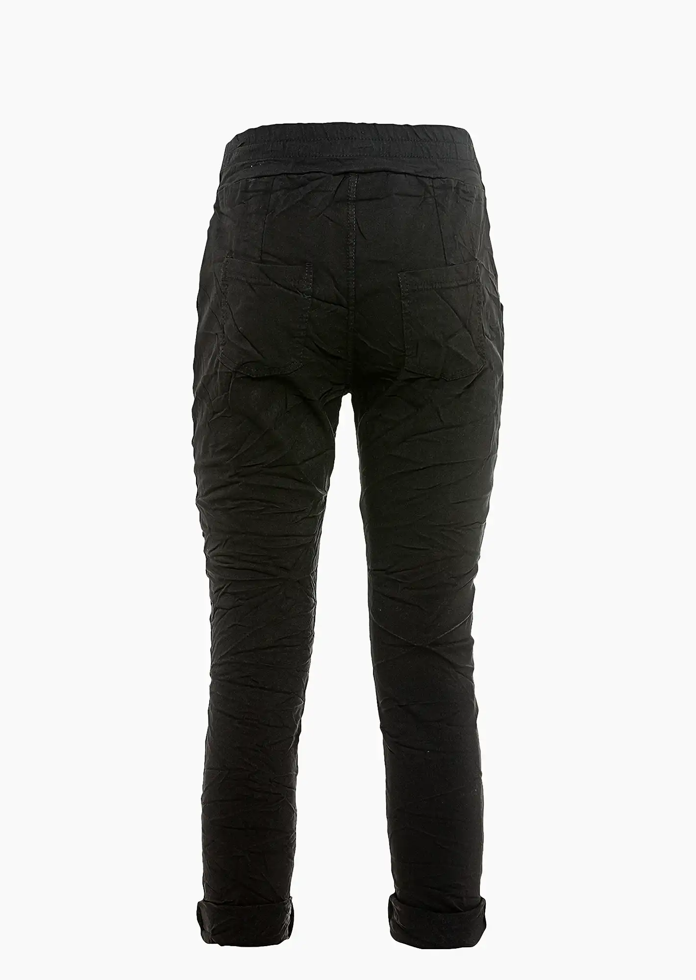 Joggpants mit Knöpfen, schwarz