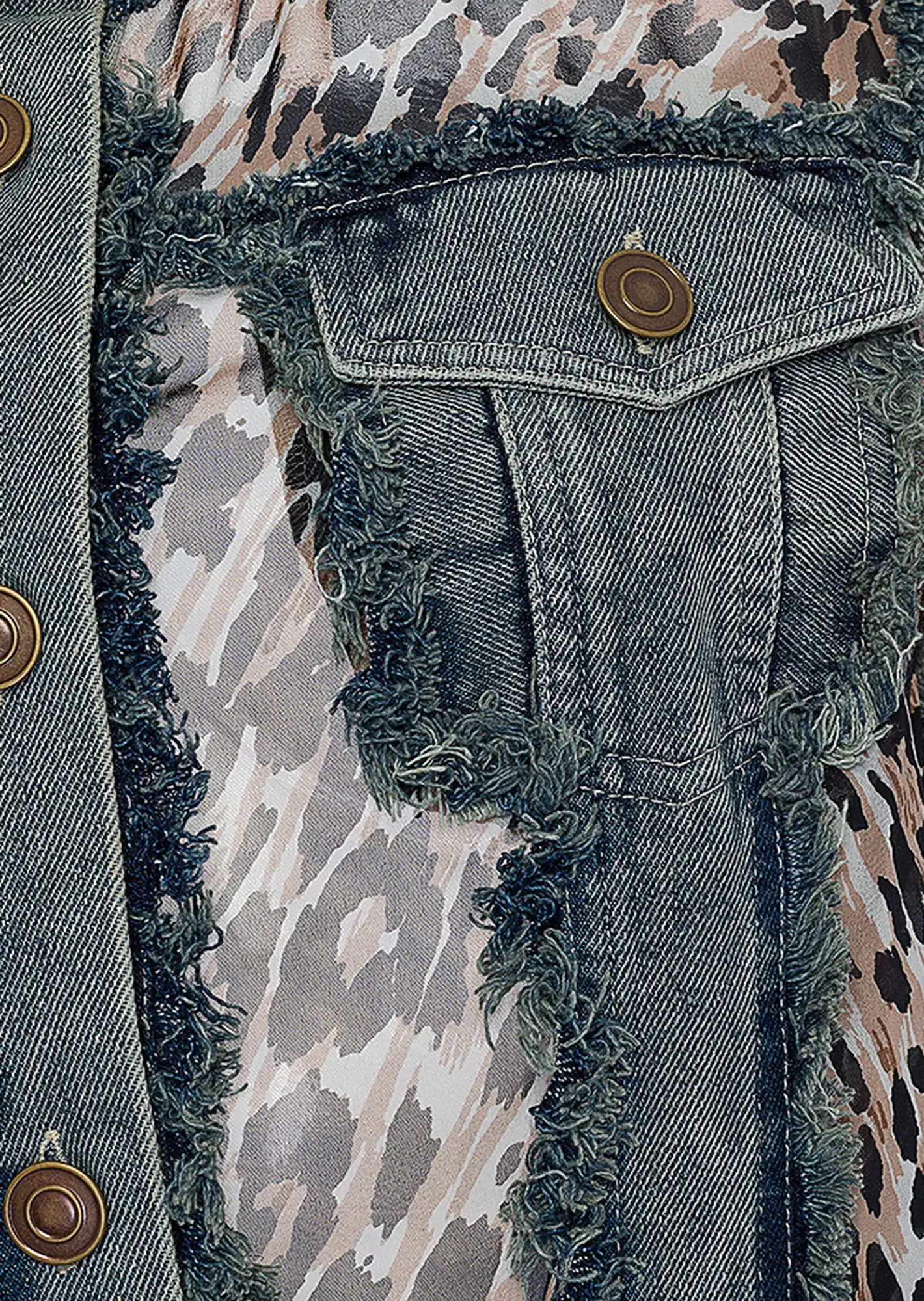 Jeansjacke 'Animal', blue denim