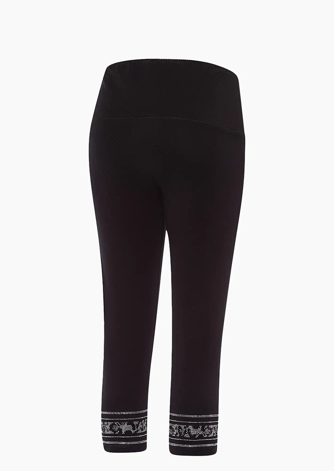 Capri-Leggings, schwarz