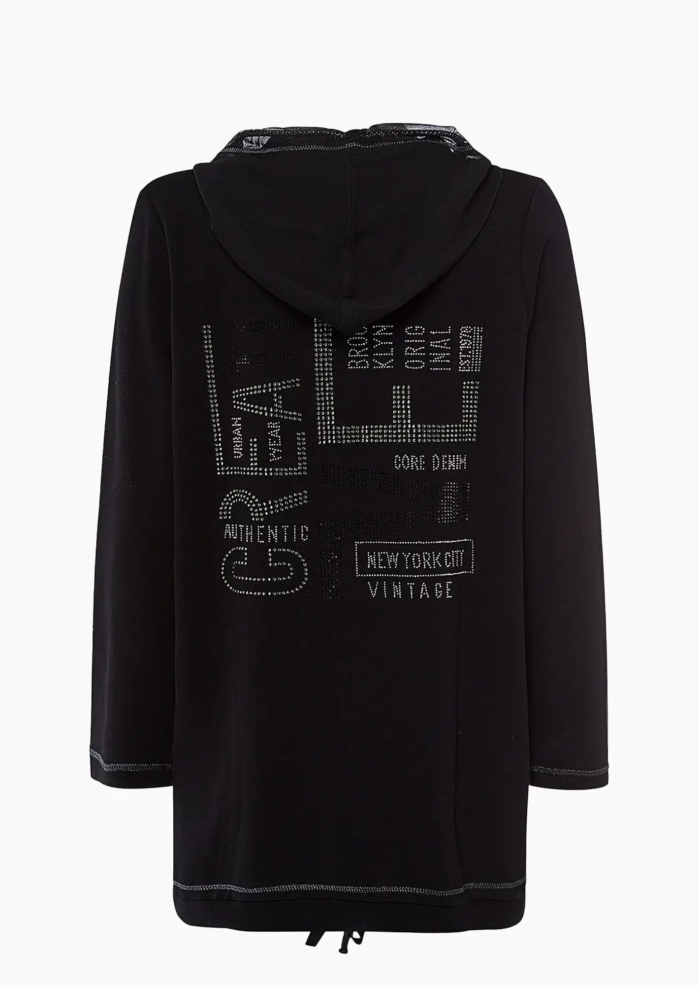 Sweatjacke 'Authentic', schwarz