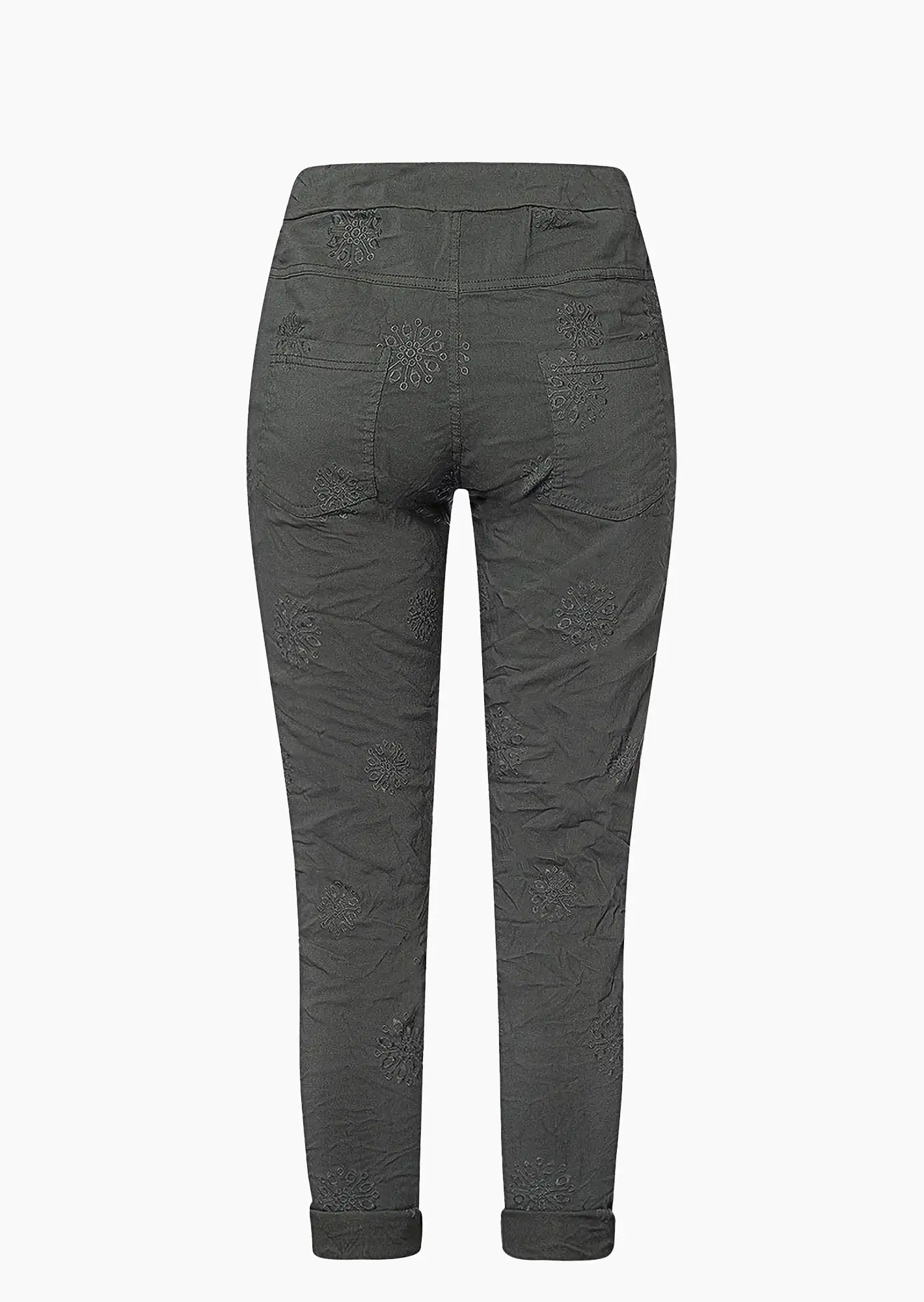 Joggpants mit Stickerei, oliv