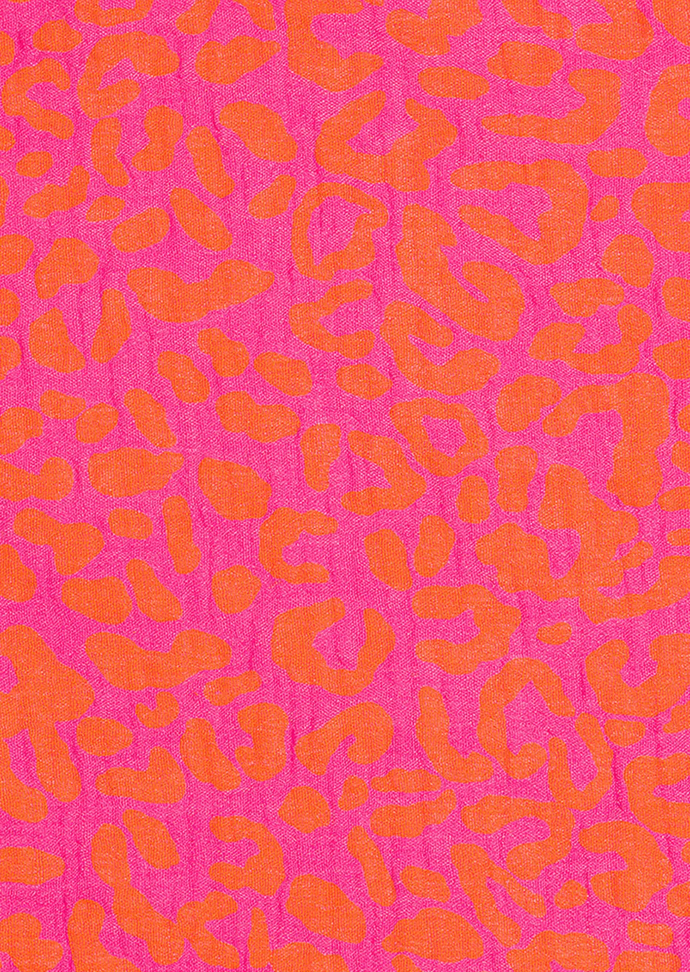 Musselin-Schal, pink-orange