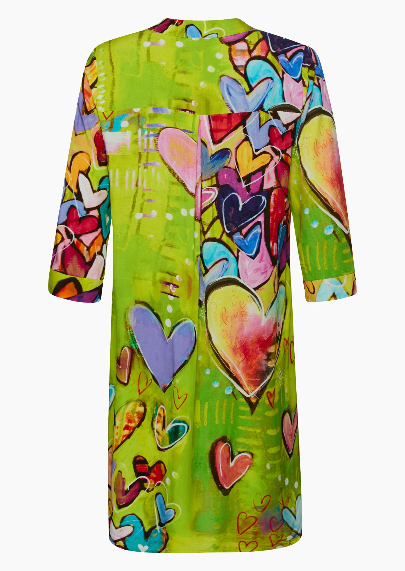 Kleid mit Herzen, juicy flash