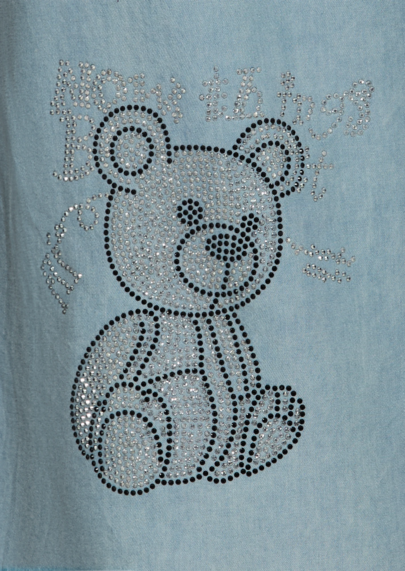 Shorts 'Bärchen', bleached denim