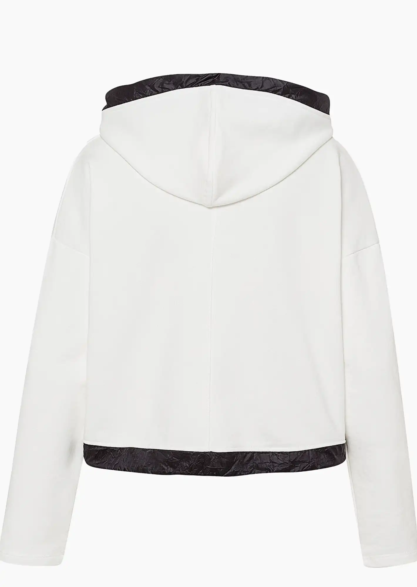 Sweatjacke 'Life begins', offwhite