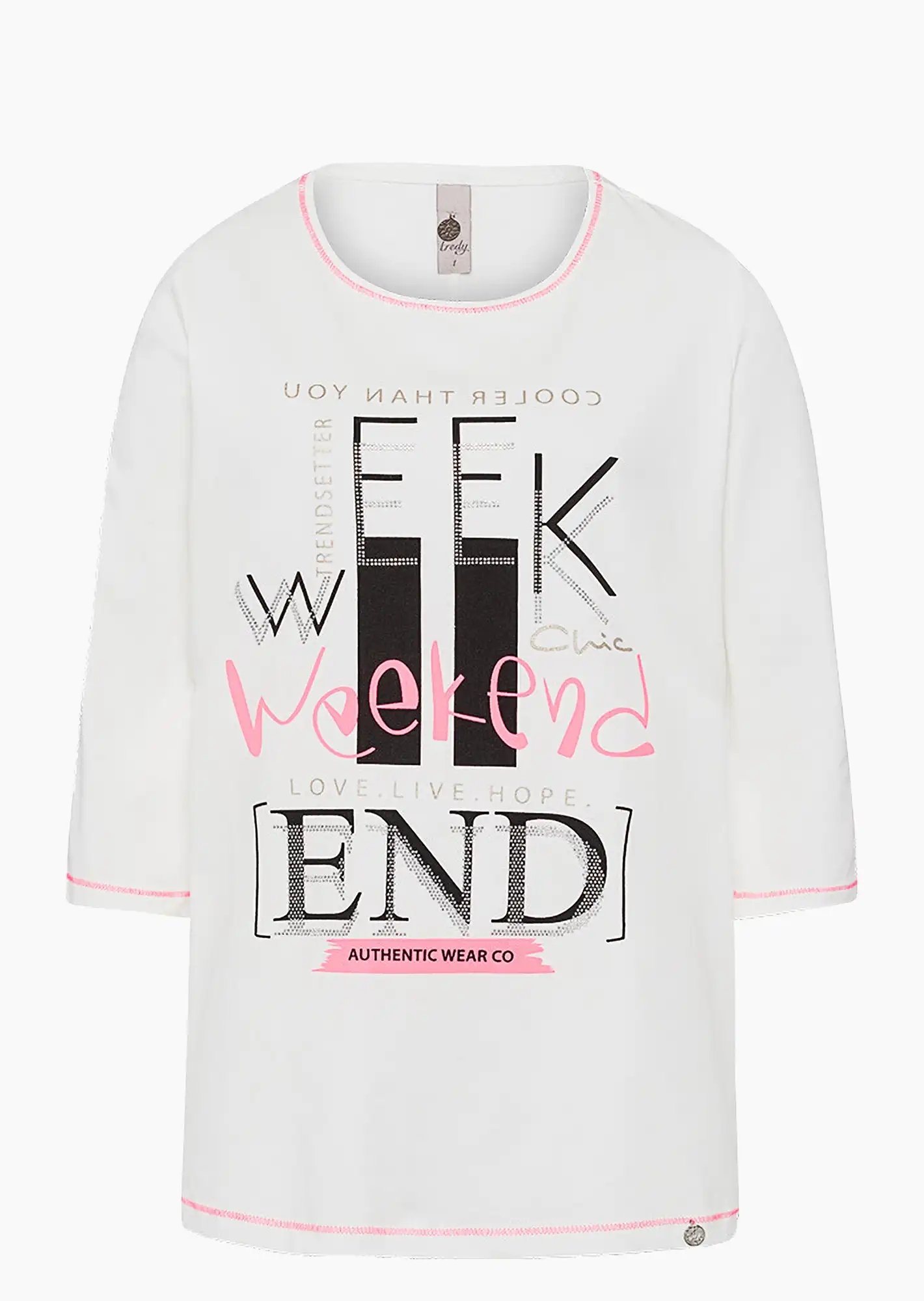 Shirt 'Weekend', offwhite
