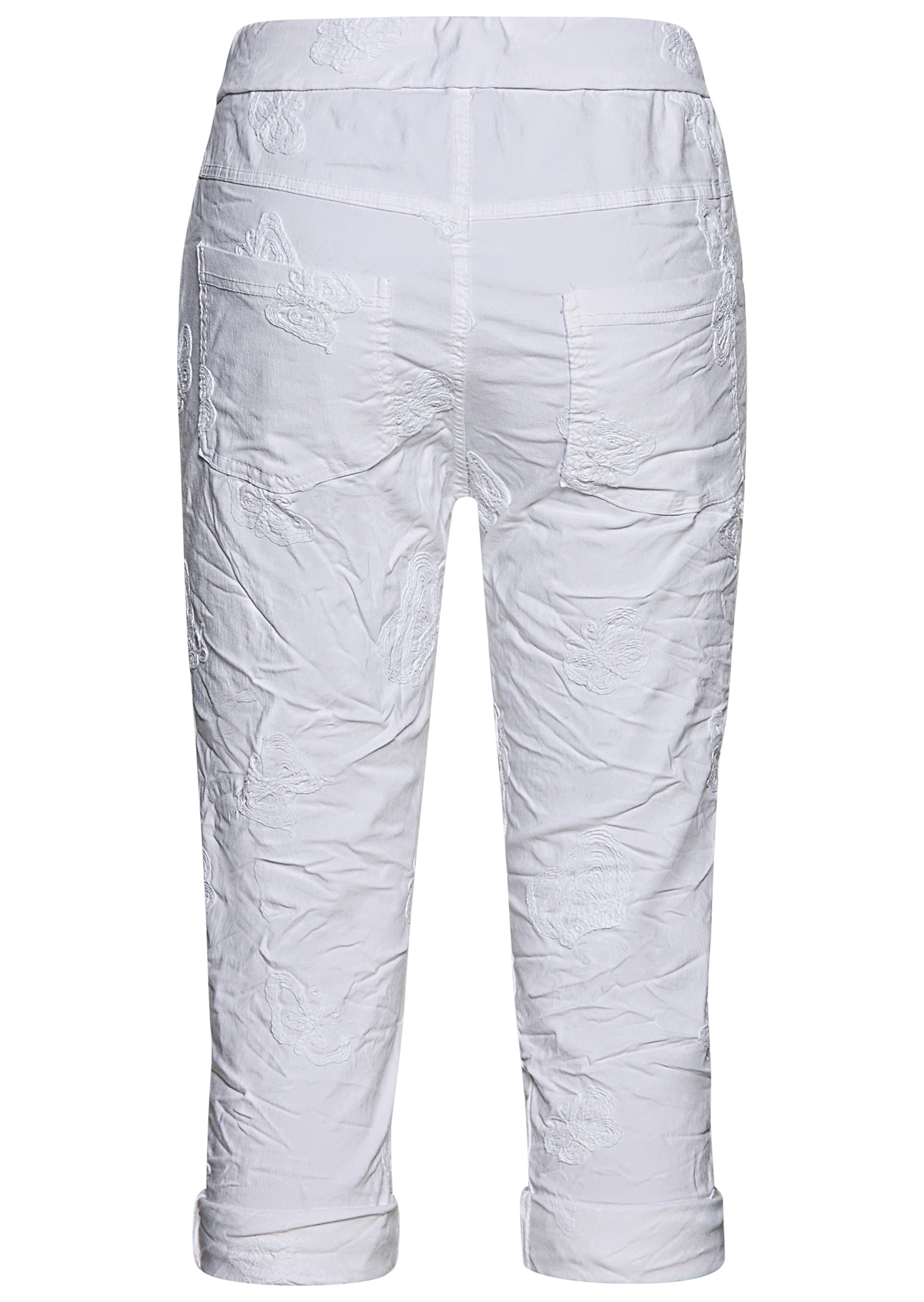 Joggpants 'Schmetterling', weiß