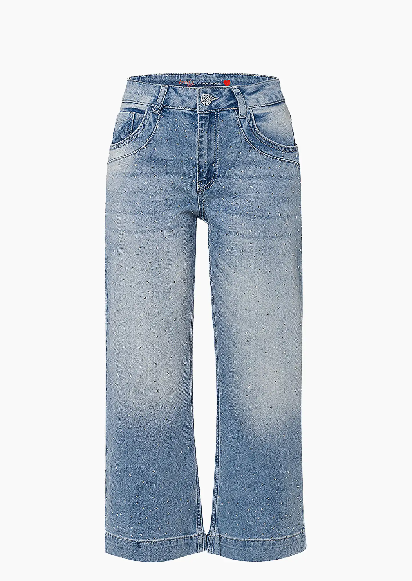 Wide Leg Jeans, light blue denim