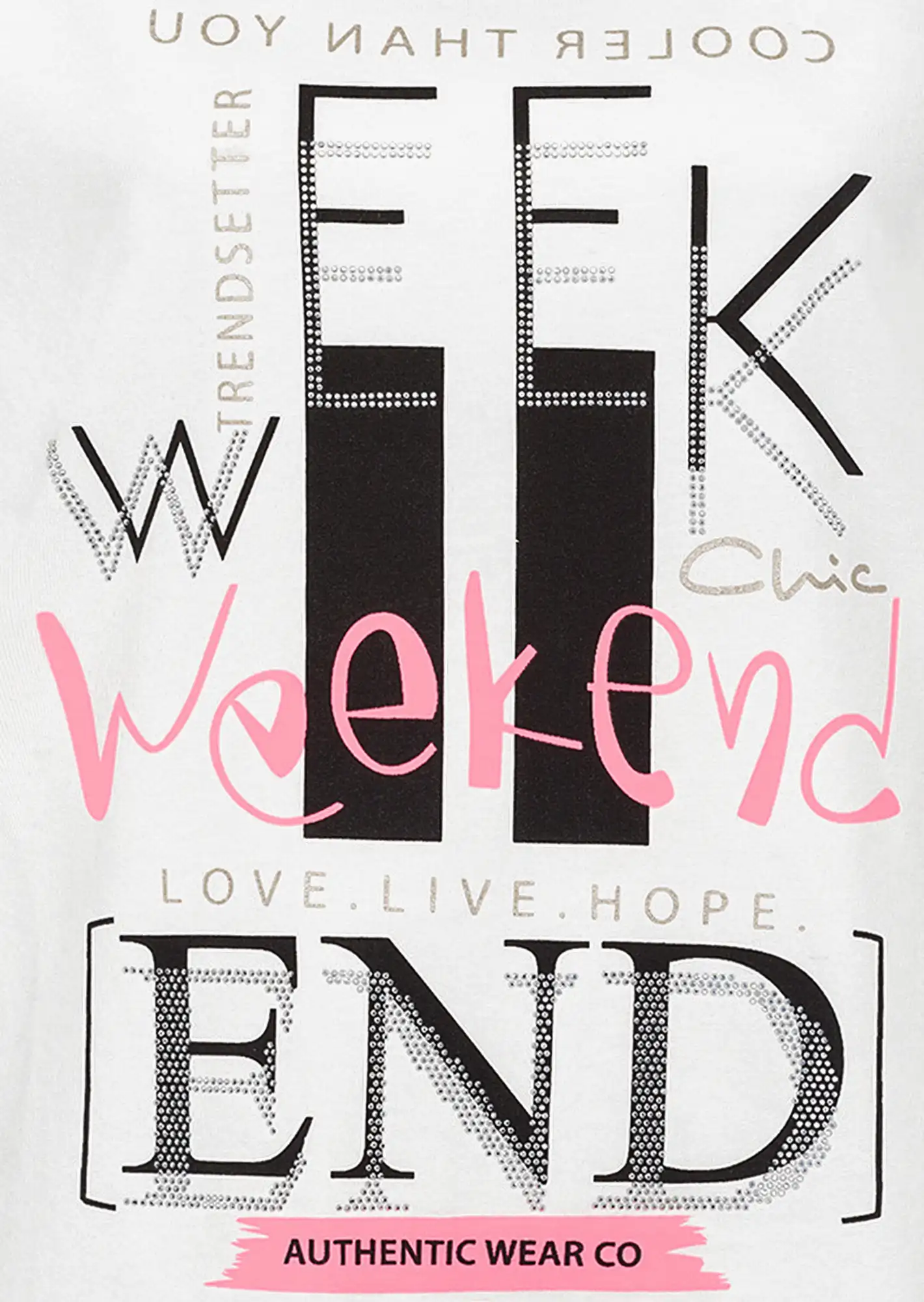 Shirt 'Weekend', offwhite
