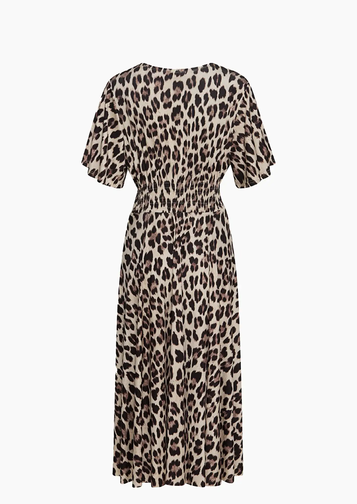 Kleid im Leostyle, cream