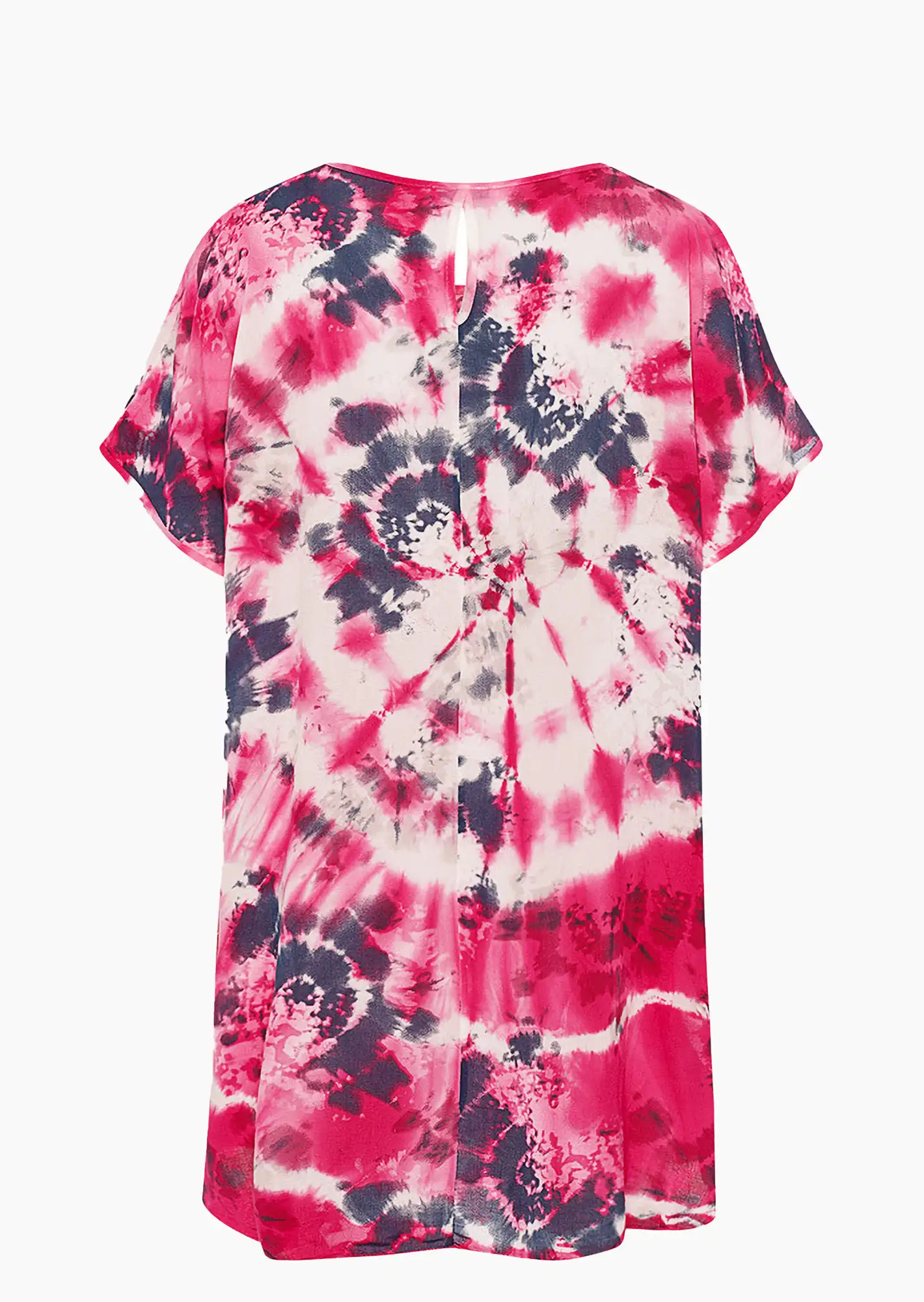 Batikbluse, pink
