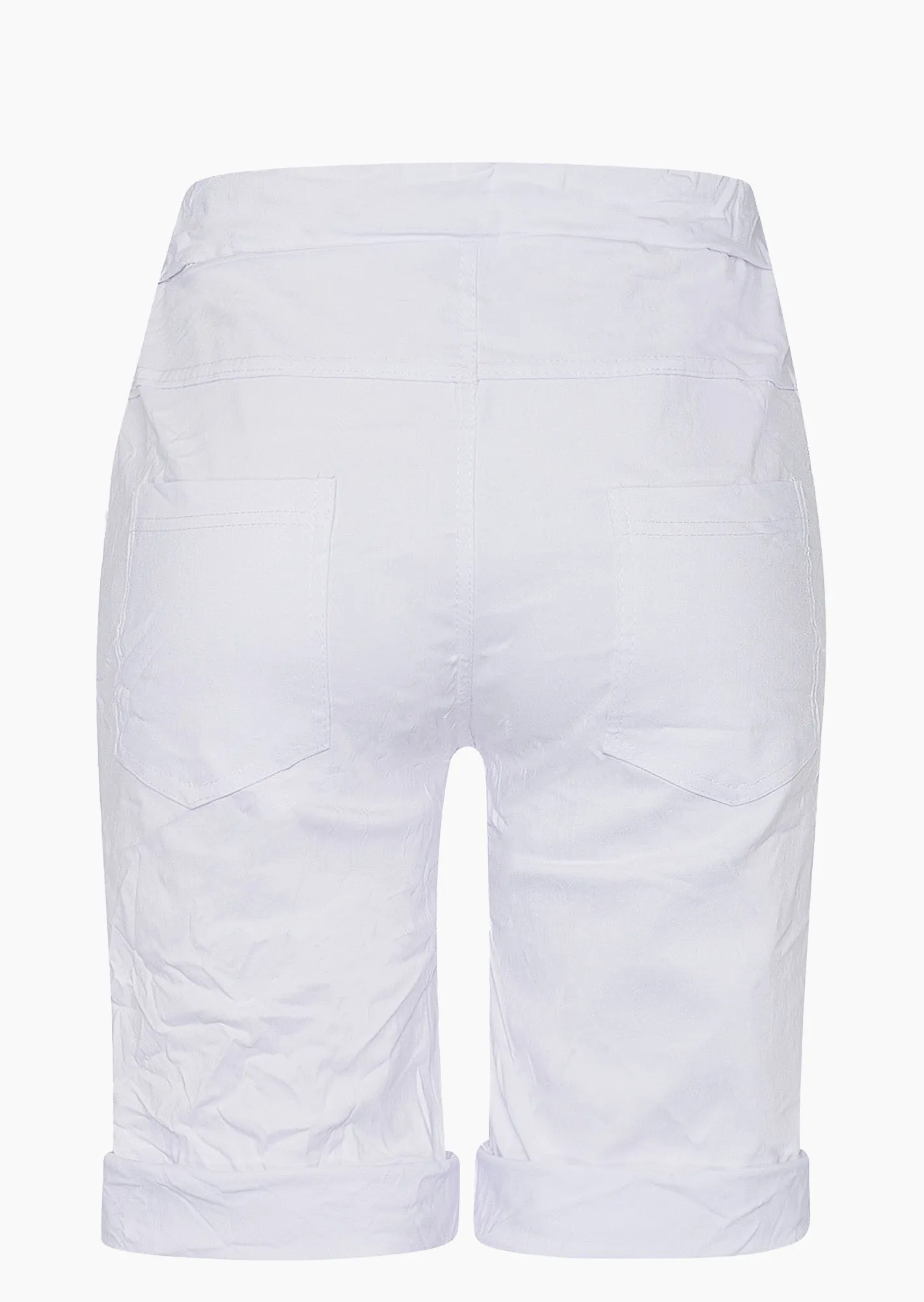 Shorts mit Sternen, weiß