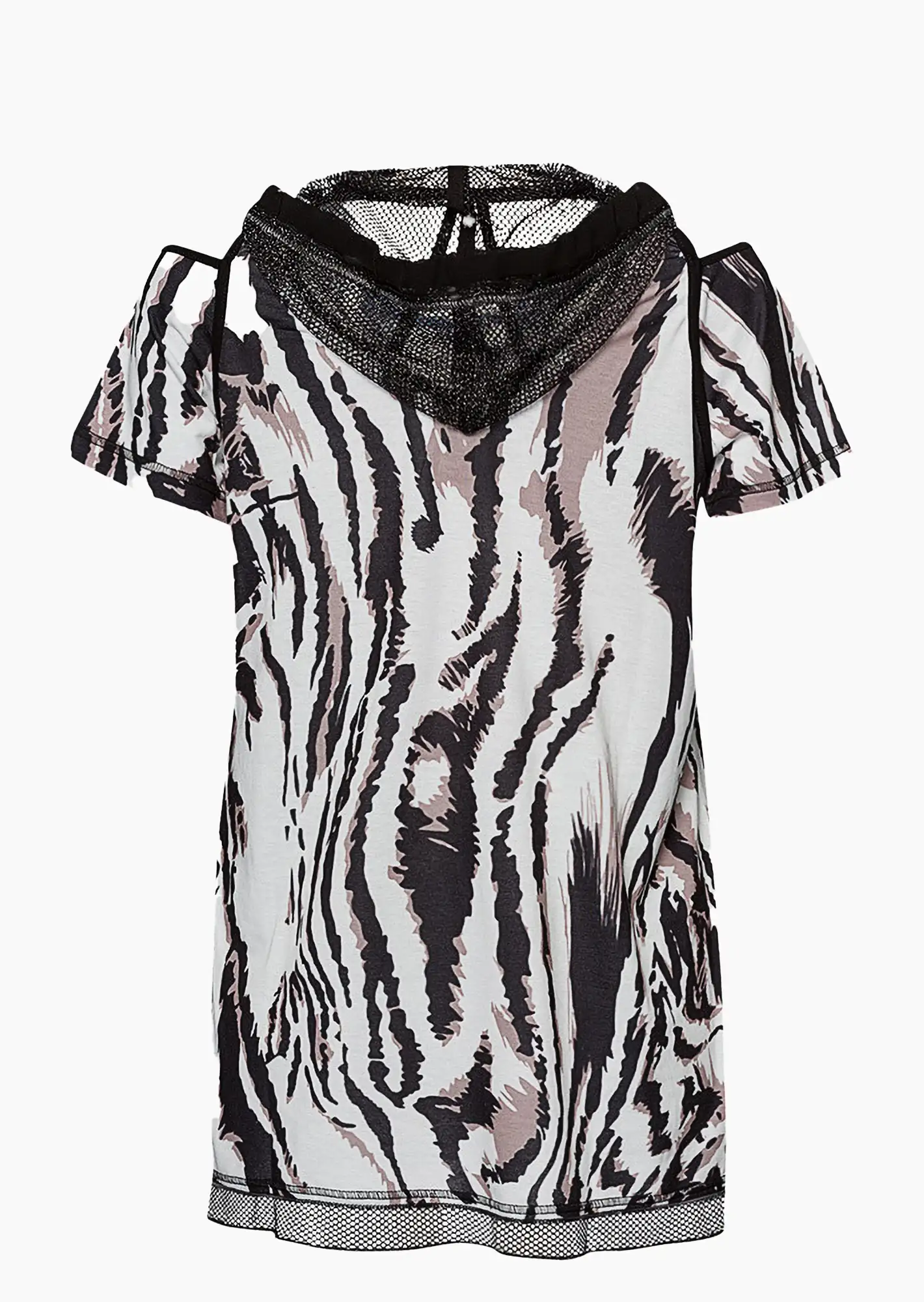 Shirt 'Wild', schwarz-weiß
