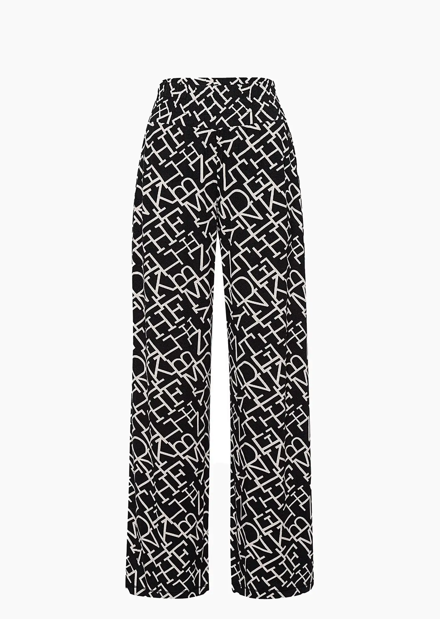 Jersey-Hose, schwarz-crema